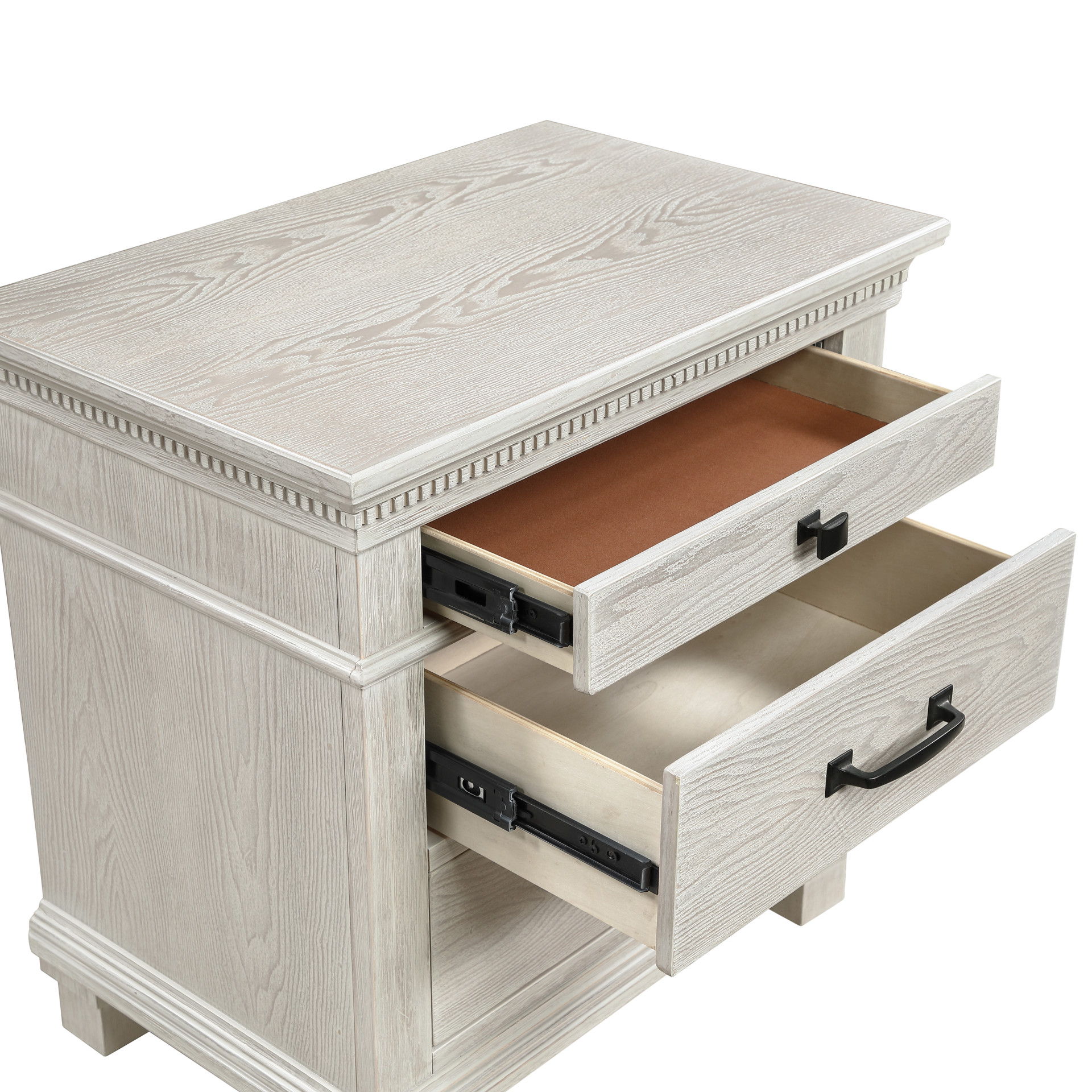 Silver Sands - Nightstand - Gray, light gray, view 5
