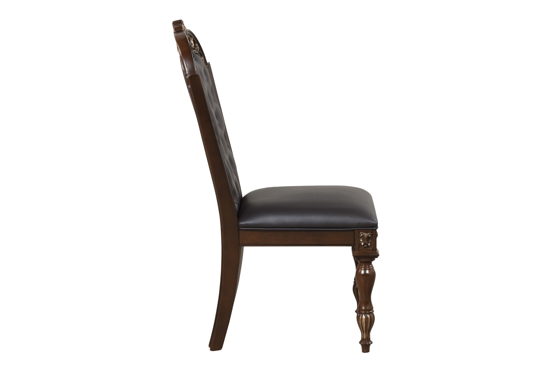 Maximus - Dining Side Chair (Set of 2) - Madeira, dark brown, view 4