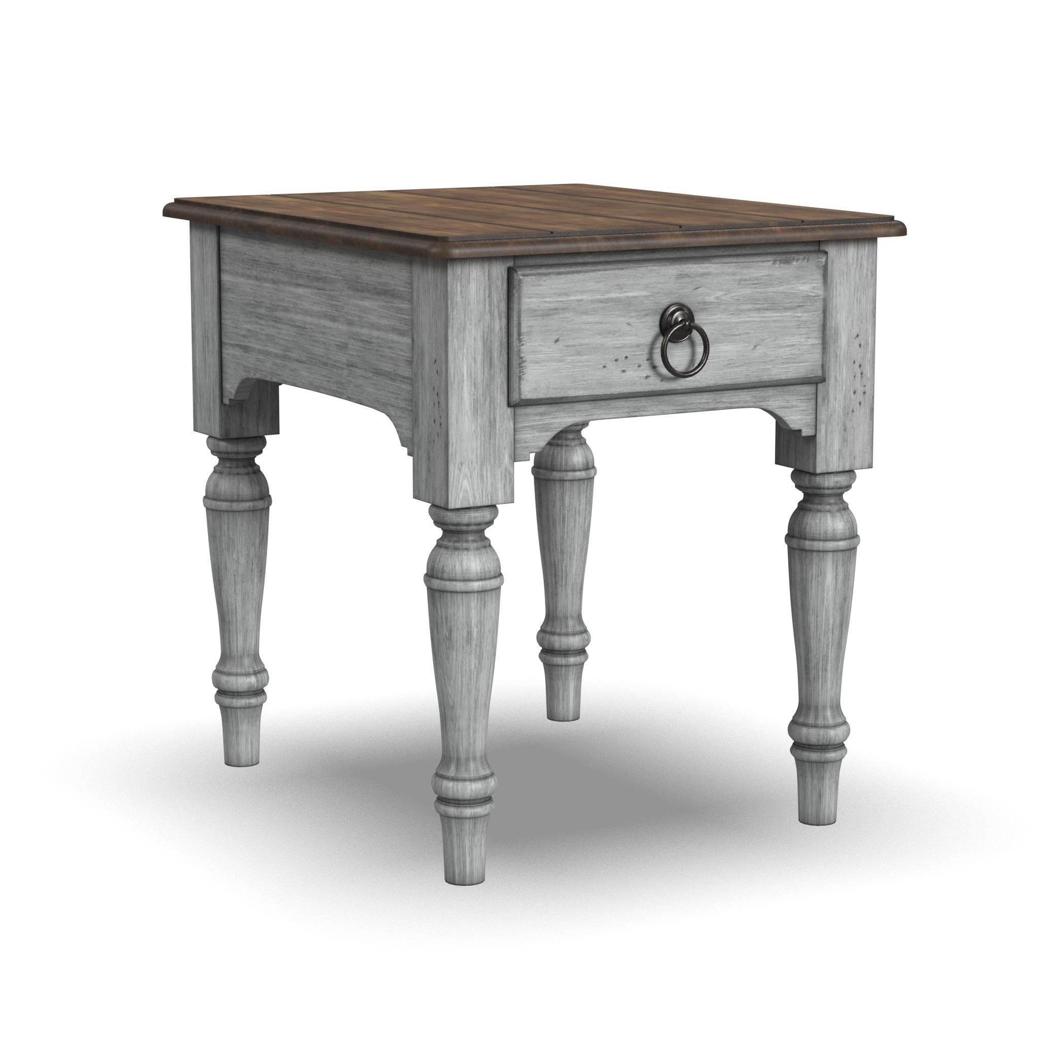 Plymouth - End Table - Gray, gray