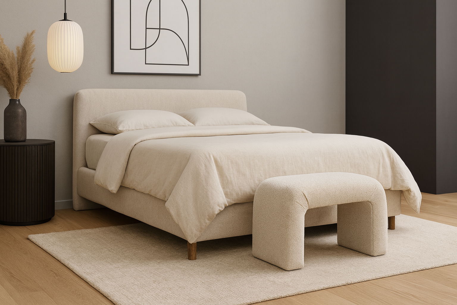 Niagara - 28" Bench - Cream