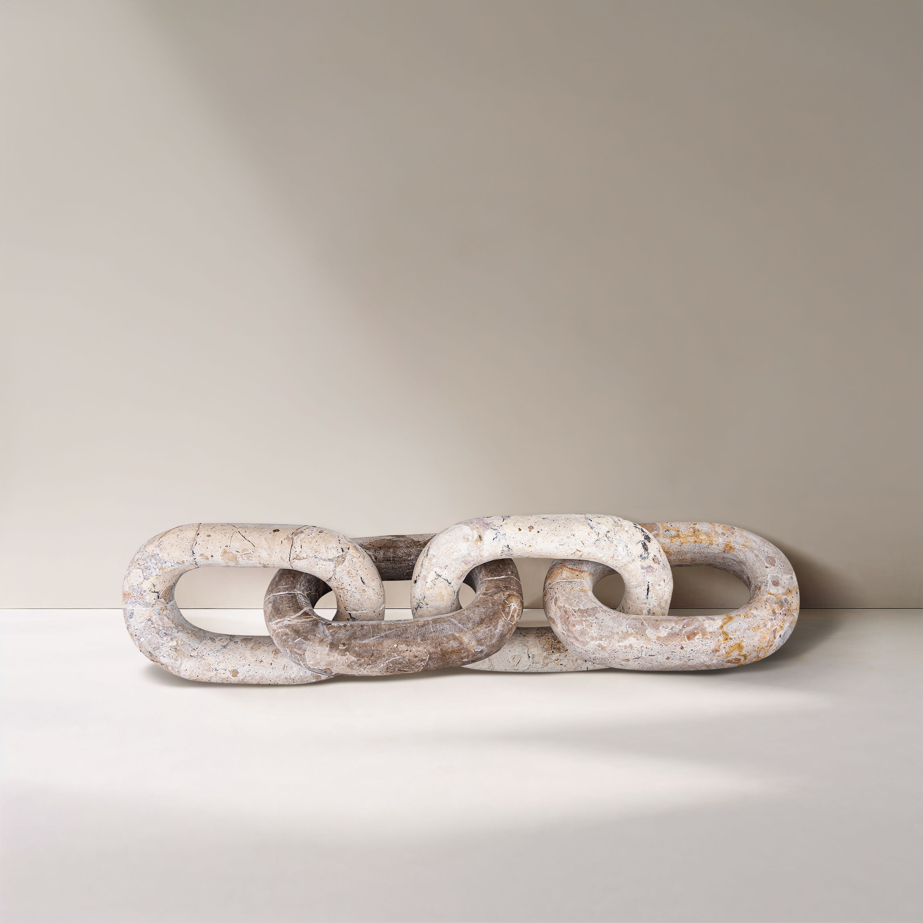 Lynx - Marble Decorative Chain Links - Beige