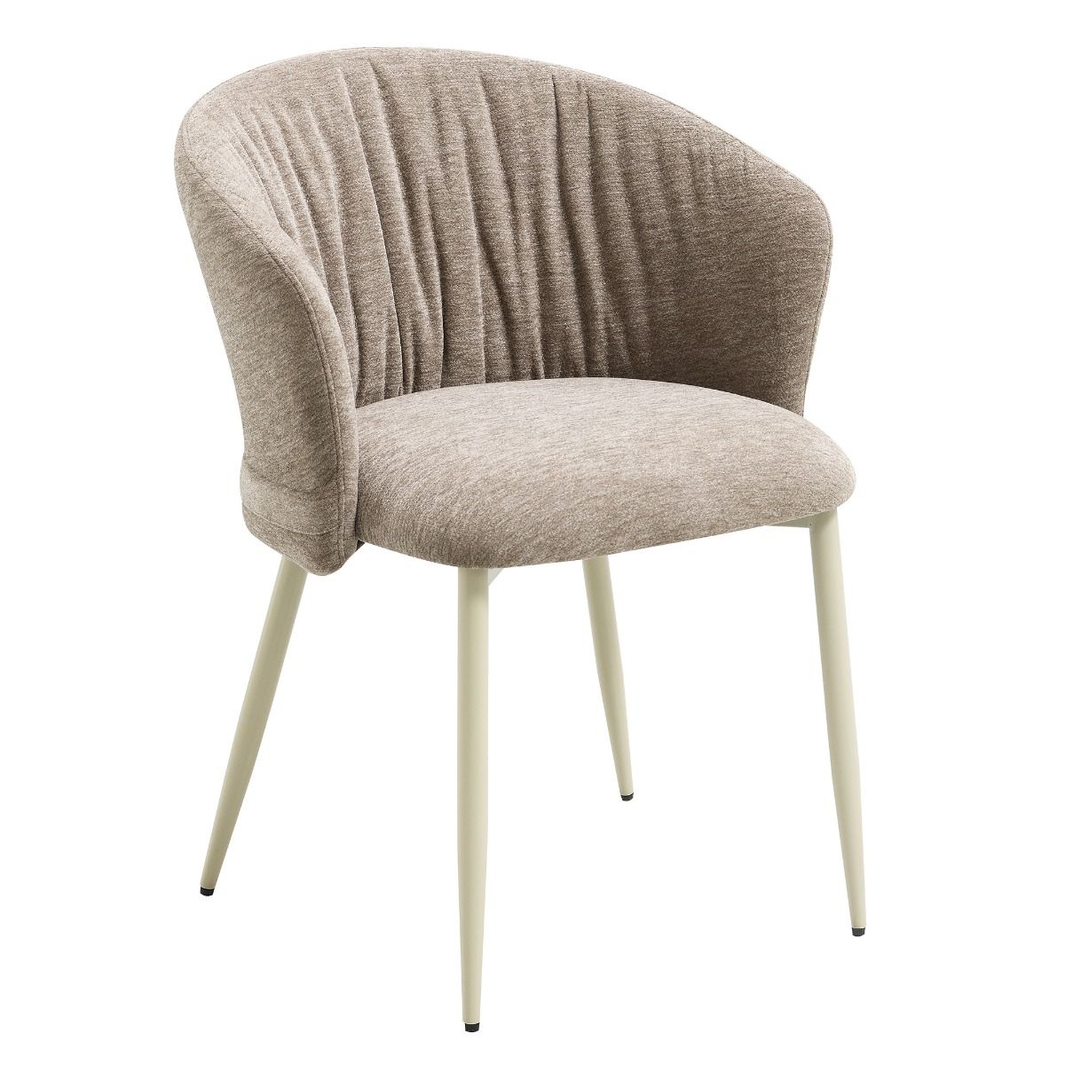 Ogin - Arm Chair (Set of 2) - Dark Beige & Natual, beige, view 3