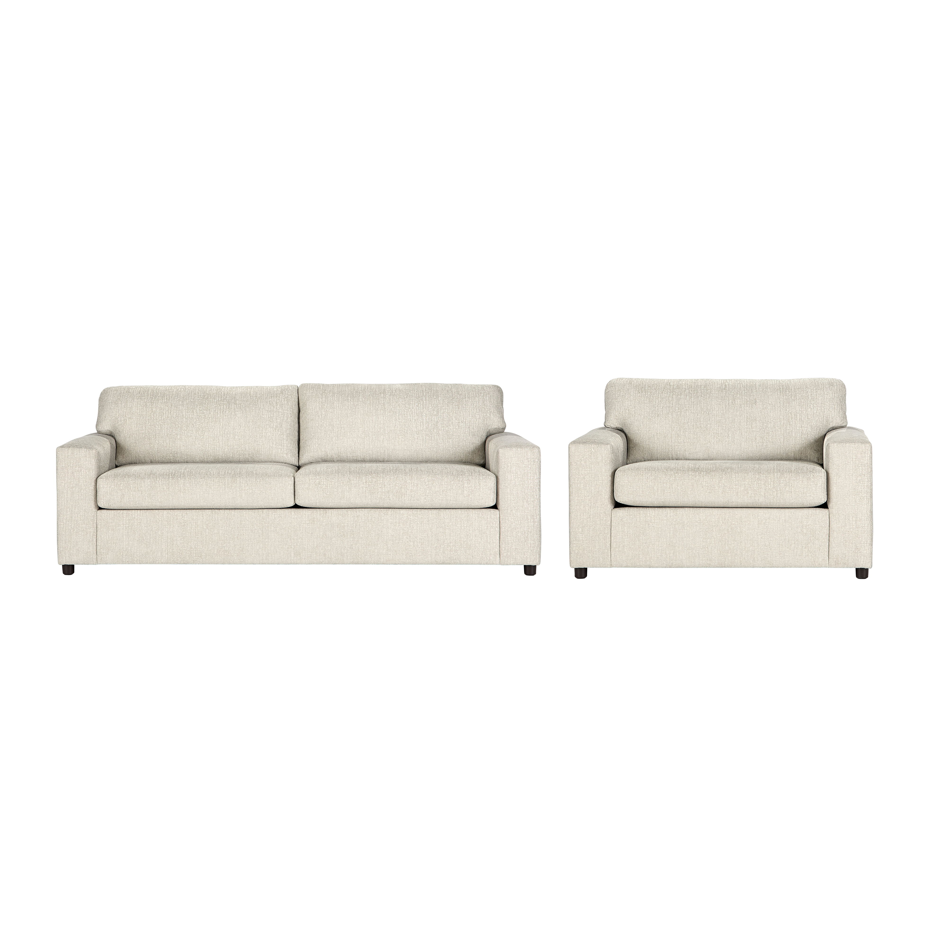 Kylo - 2 Piece Living Room Set (Sofa & Cuddle Chair) - Natural