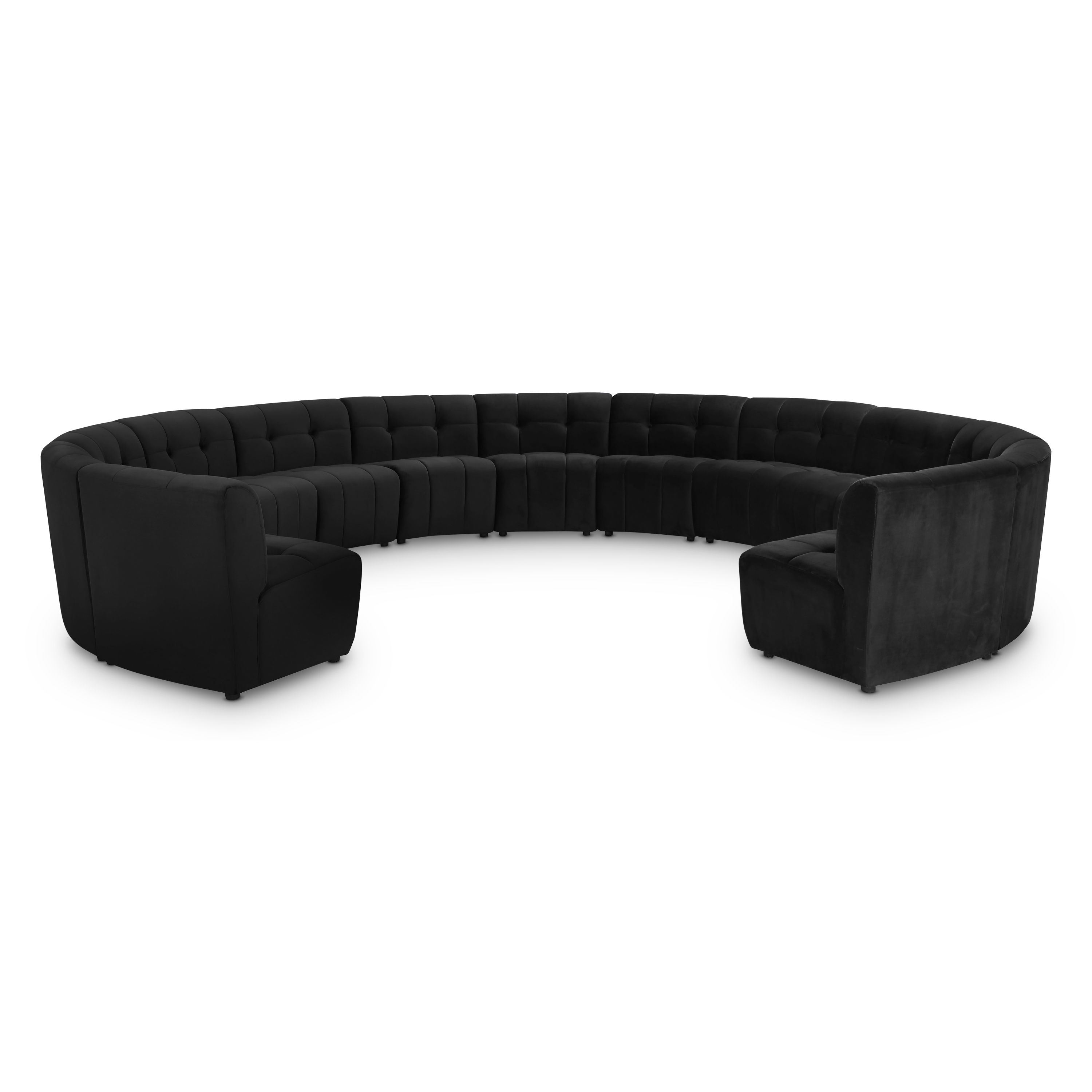 Limitless - 13 Piece Modular Sectional - Black