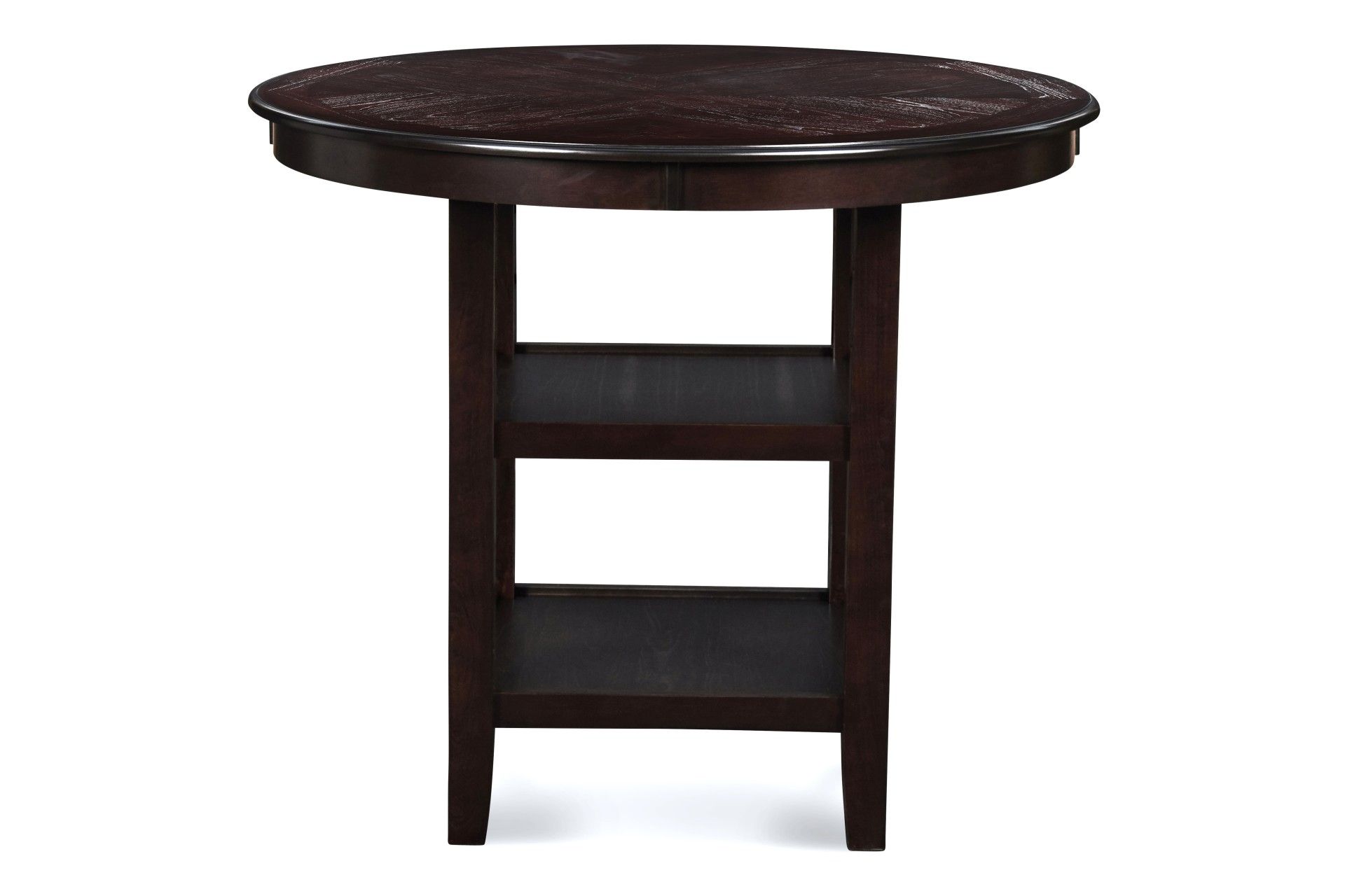 Gia - 5 Piece Round Counter Dining Set - Ebony