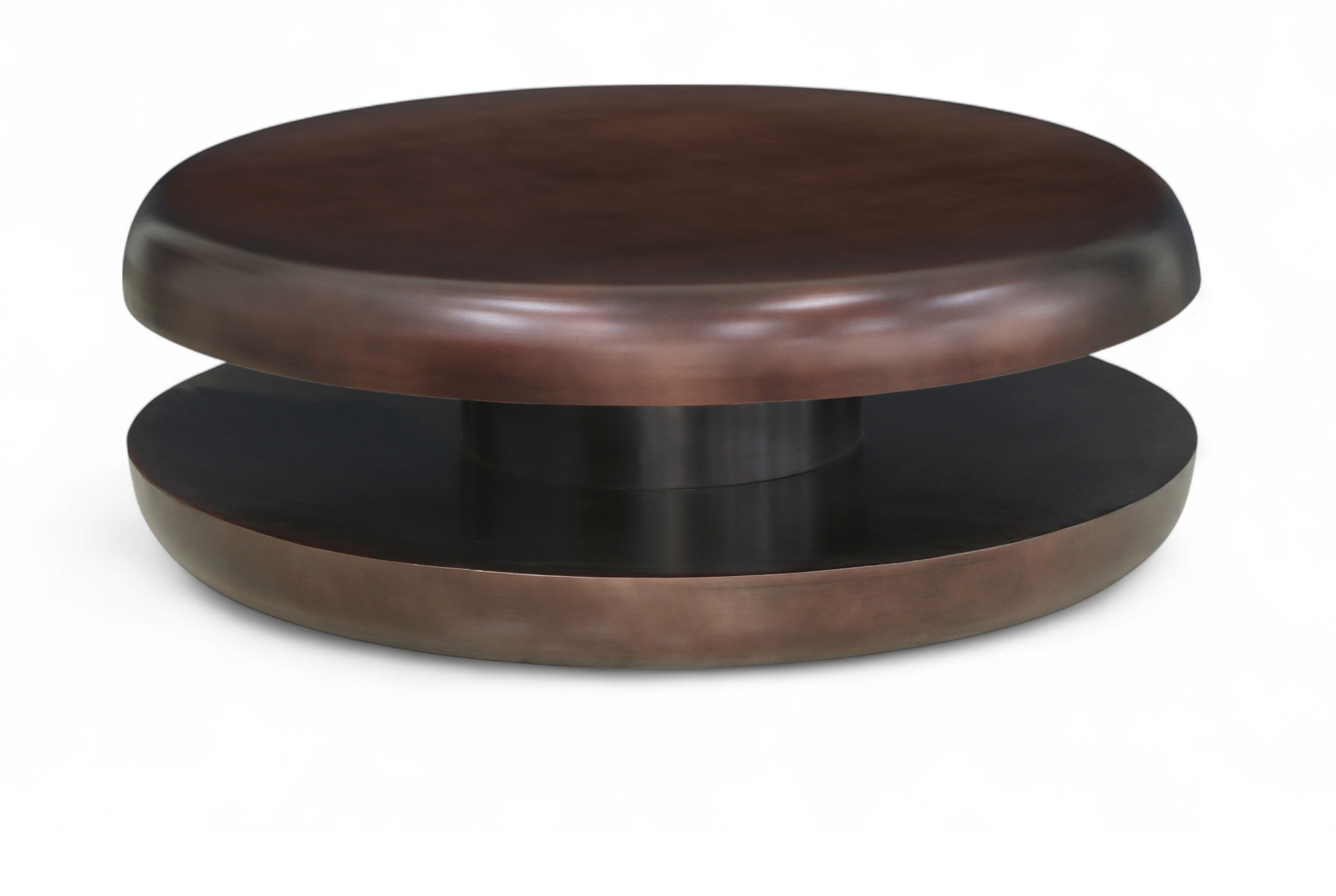 Jamison - Iron Coffee Table - Brown