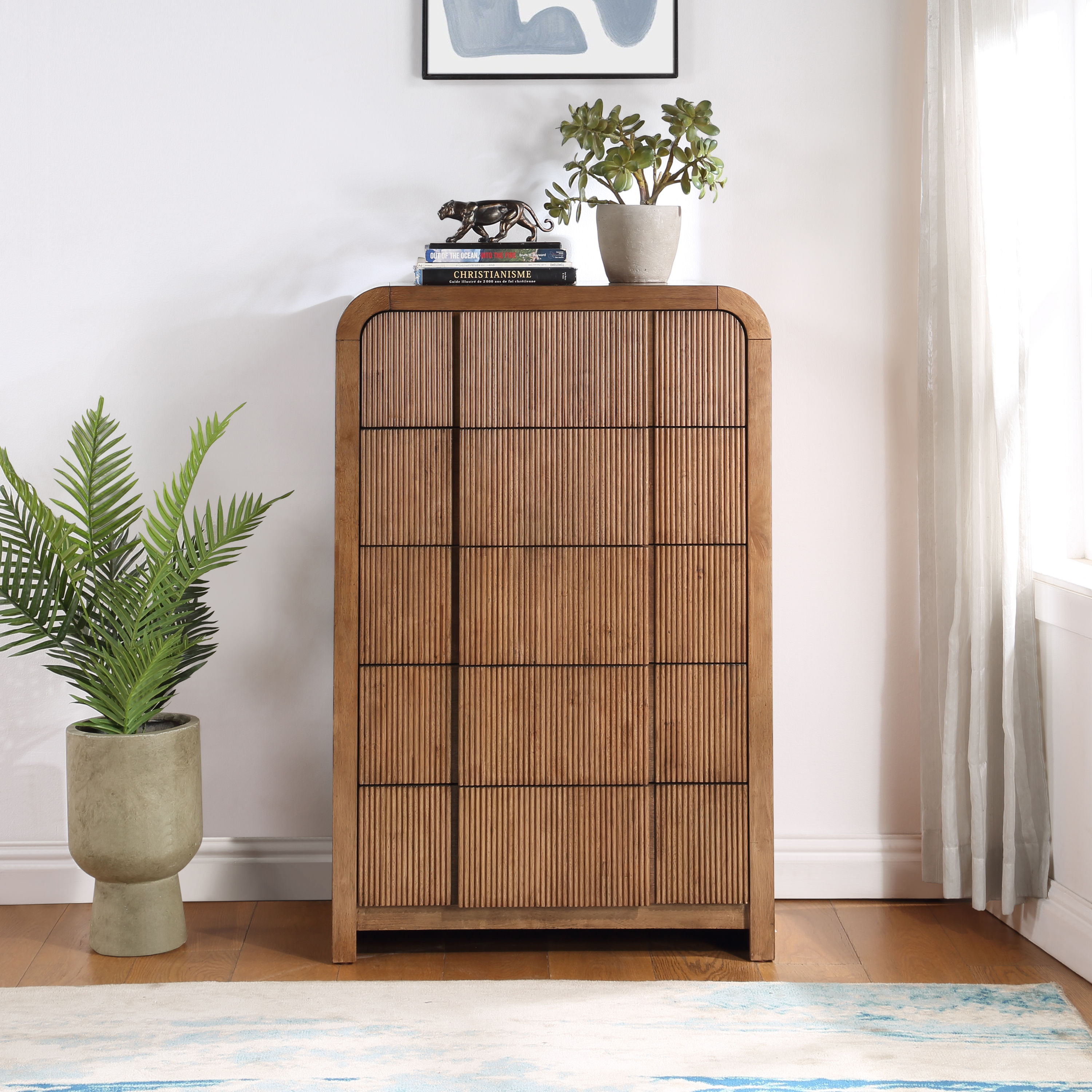 Fluted - Chest - Walnut