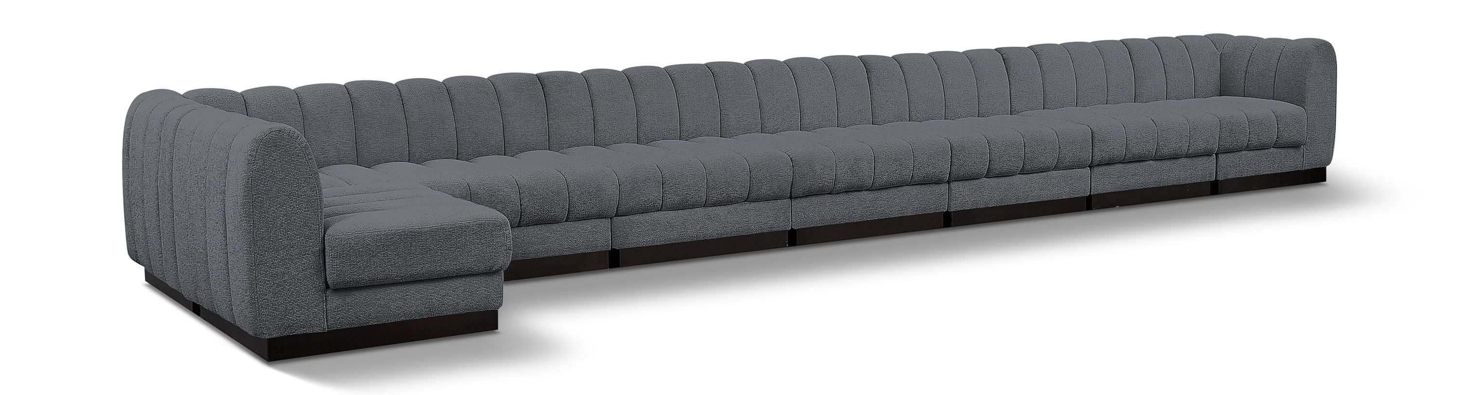 Quinn - 8 Piece Modular Sectional - Gray