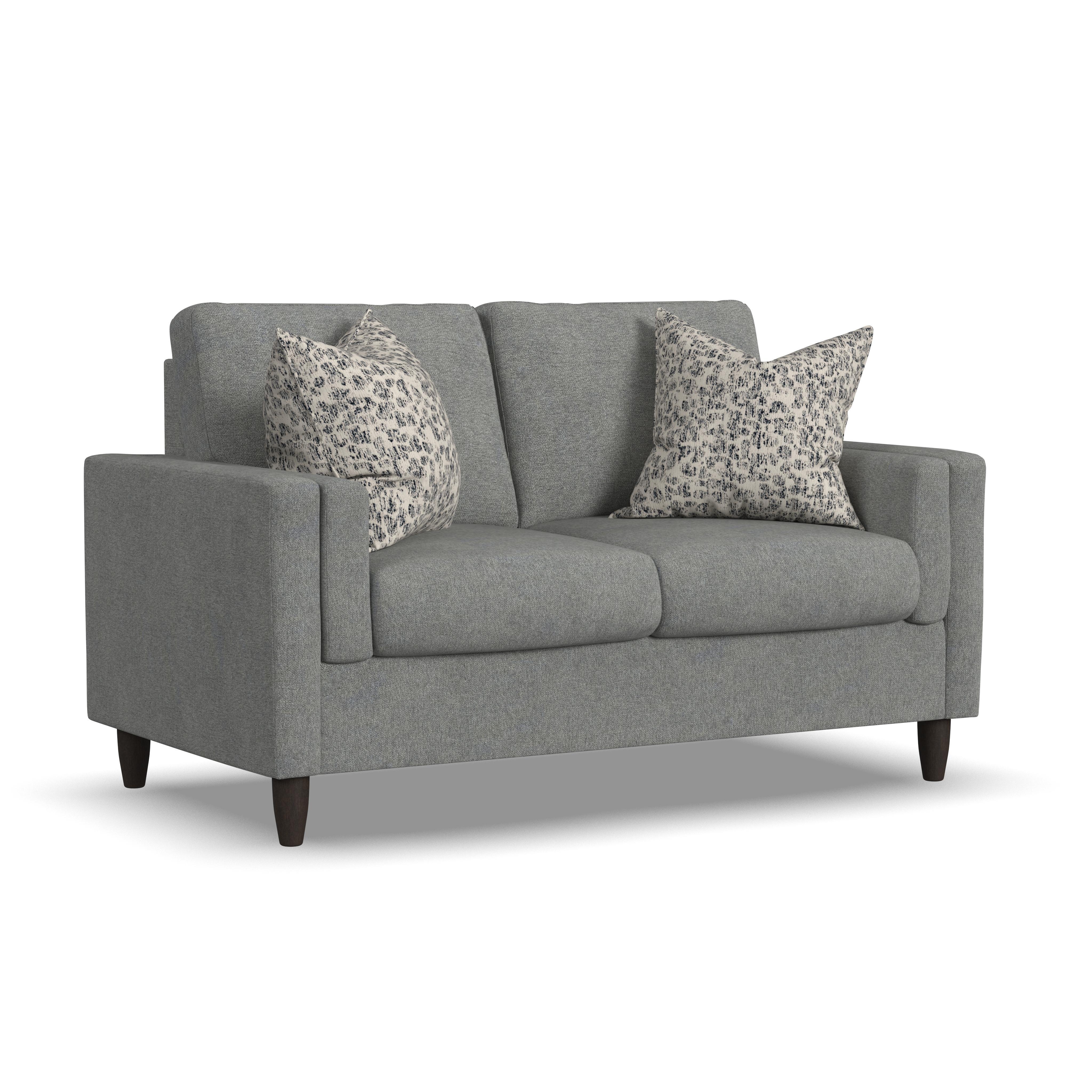 Thomas - Fabric Loveseat, white, view 4
