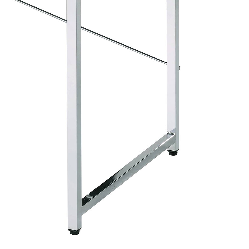 Tennos - Writing Desk (Same Ac00903) - White & Chrome, white, view 4