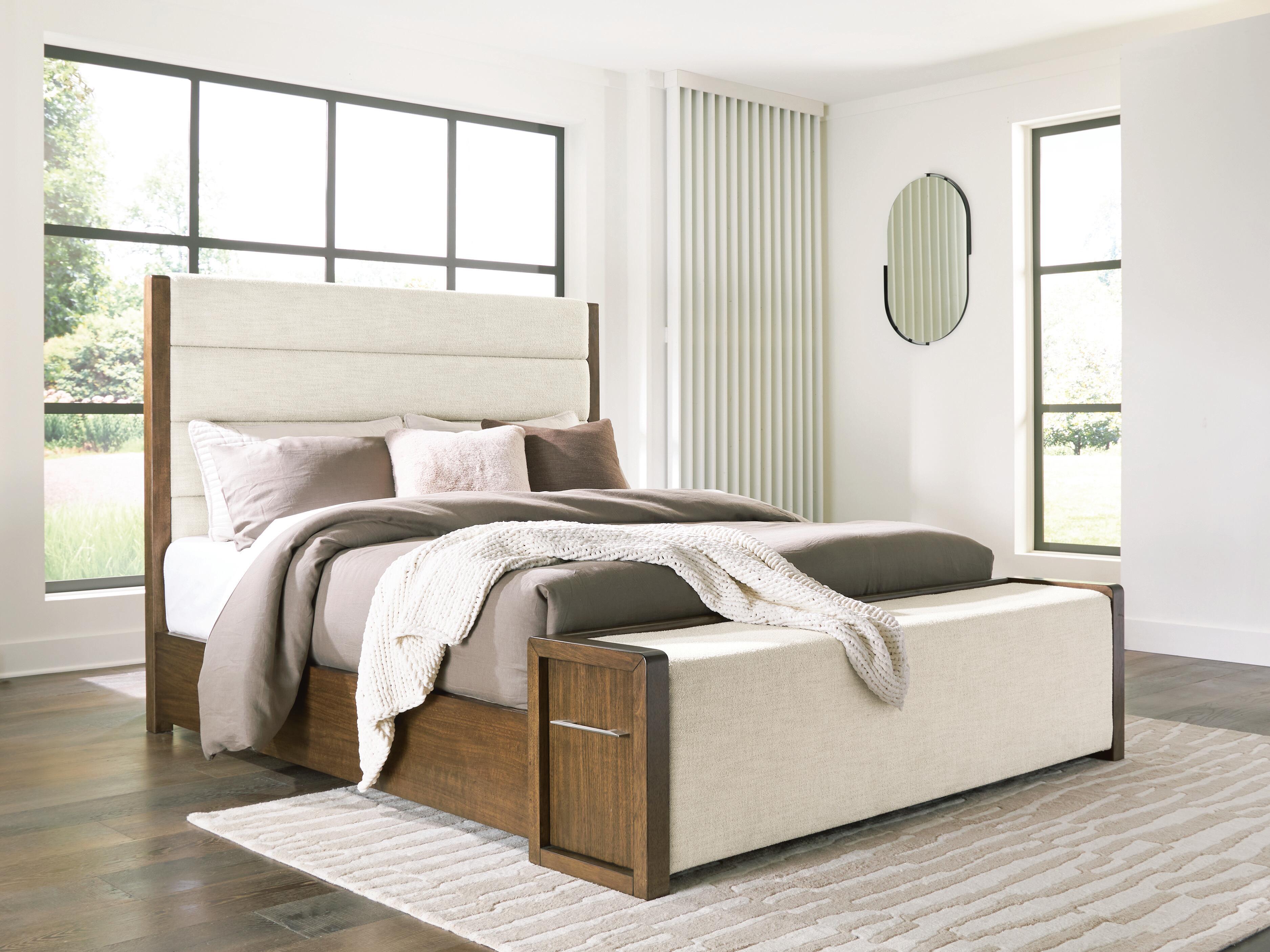 Marxmore - Queen Upholstered Storage Bed - Brown