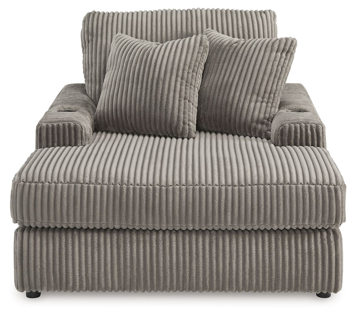 Lindyn - Chaise - Fog
