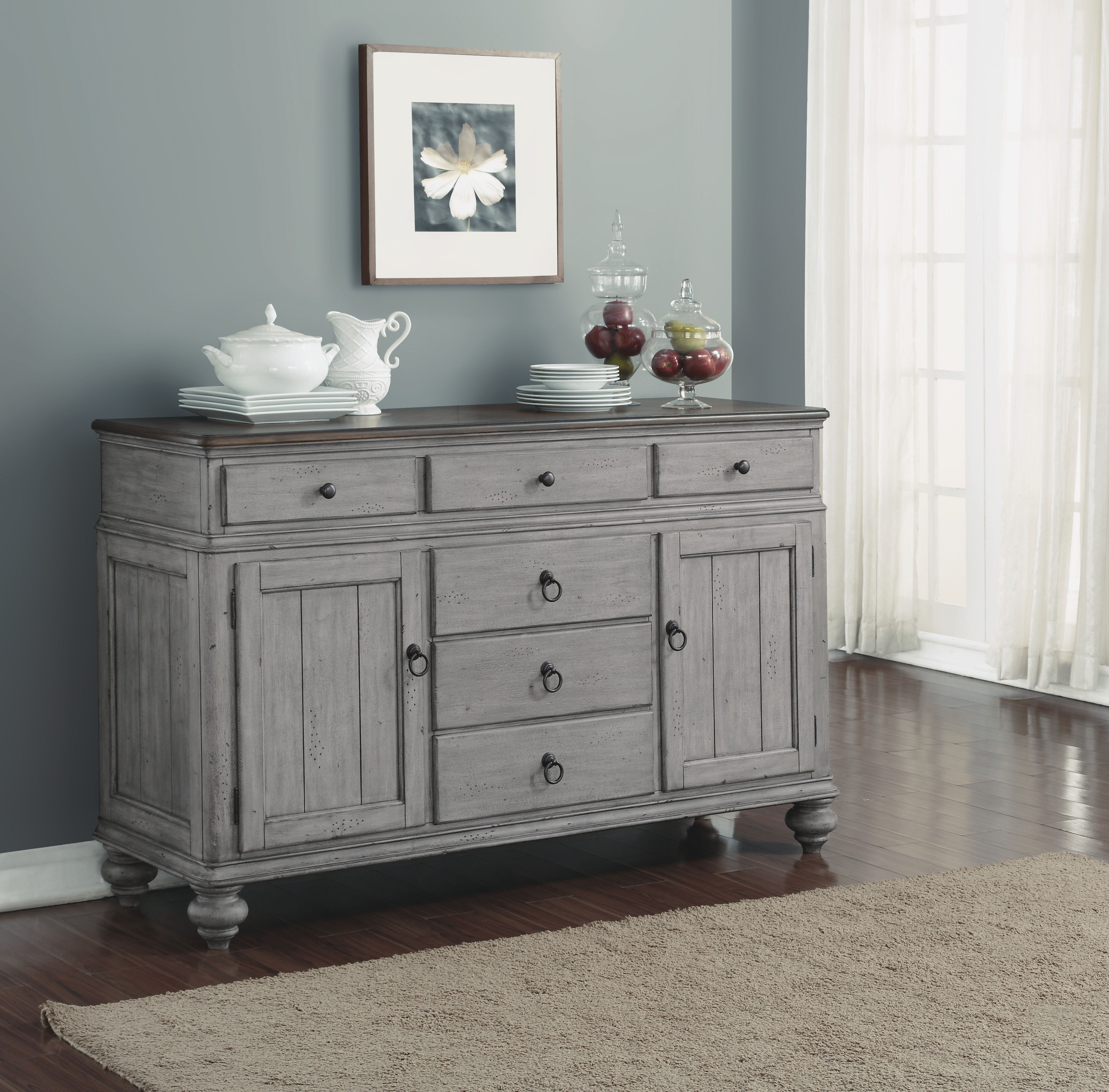 Plymouth - Buffet - Gray, gray