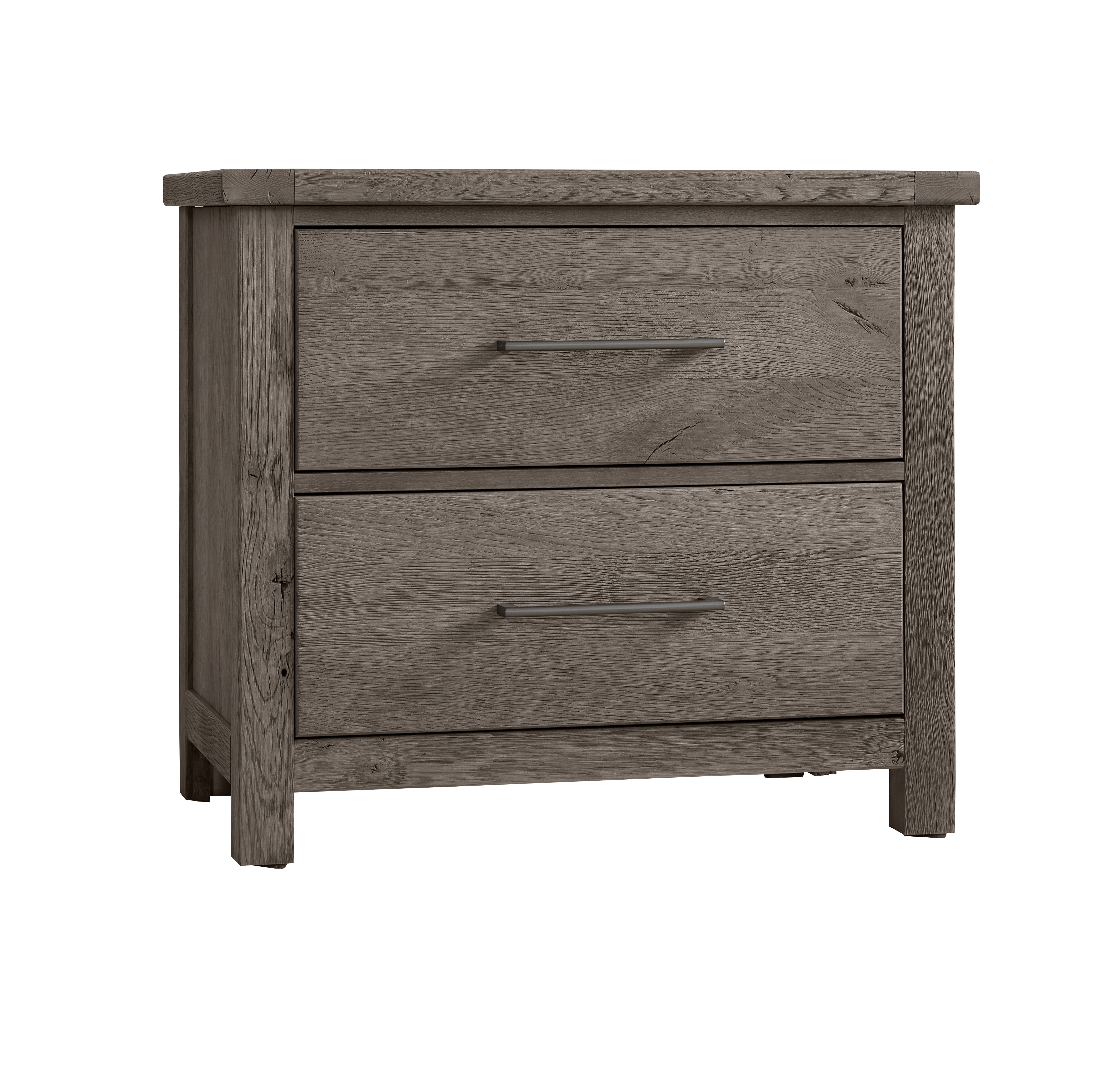 Vaughan-Bassett Dovetail - 2-Drawer Nightstand - Mystic Grey