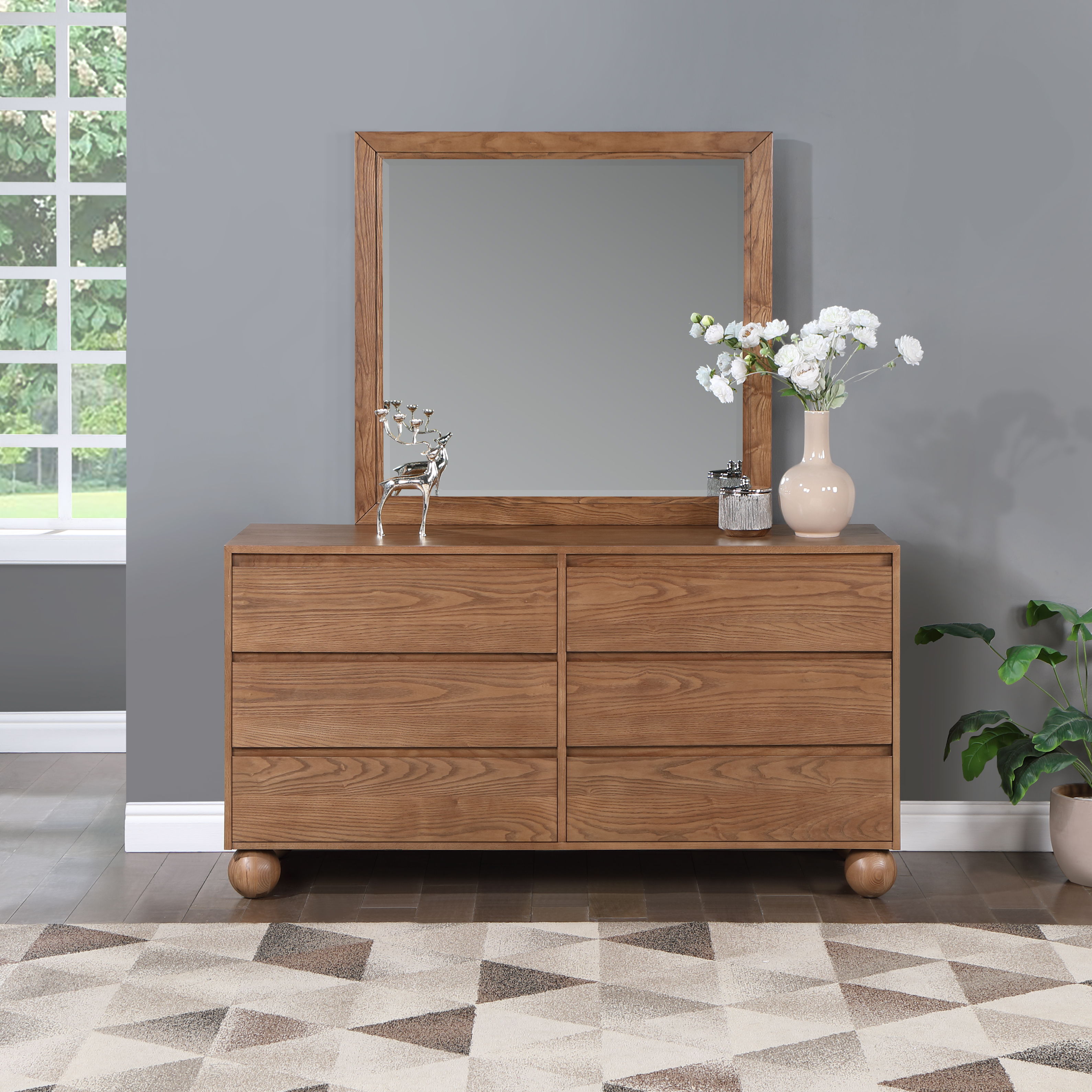 Kent - Mirror - Walnut