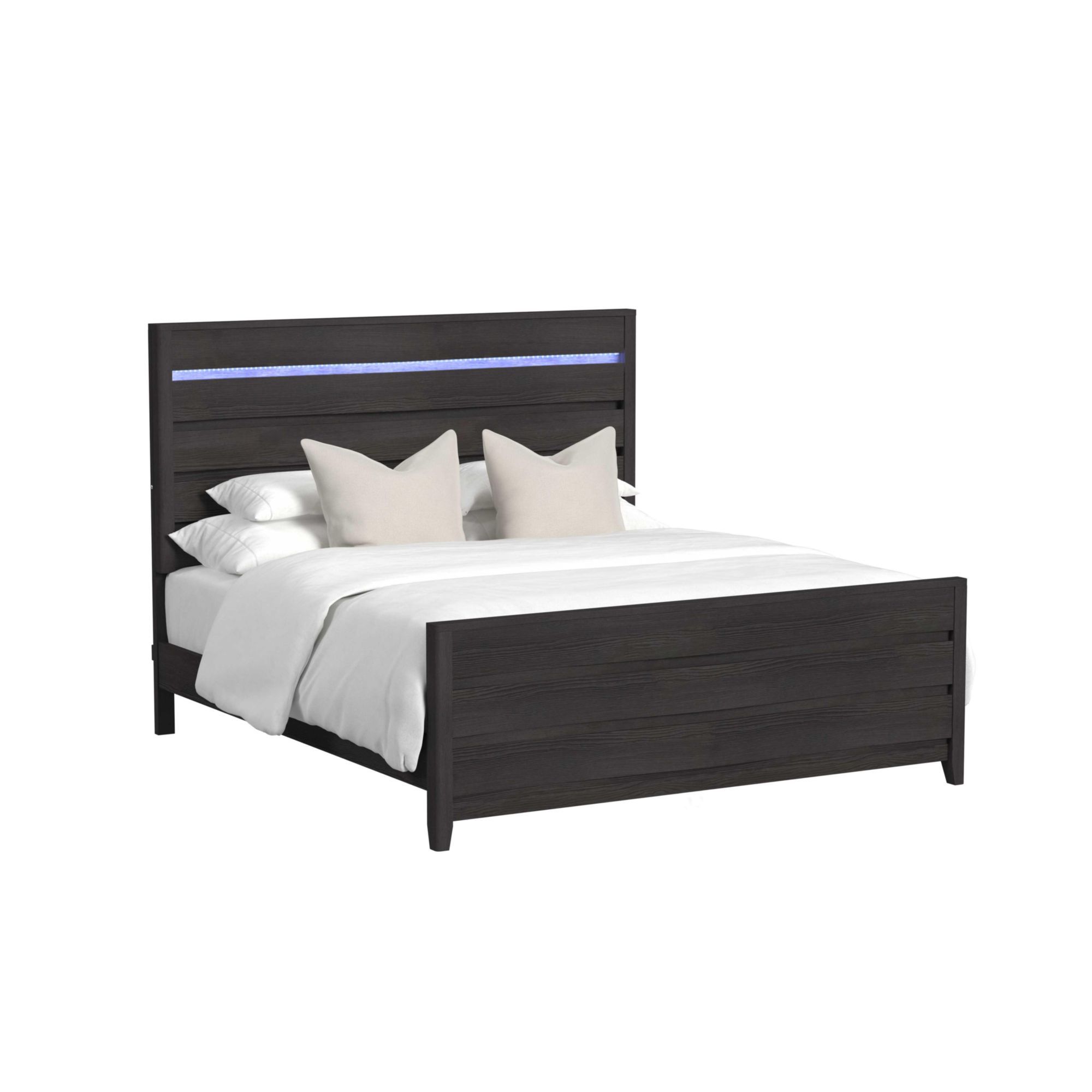 King Bed With LED