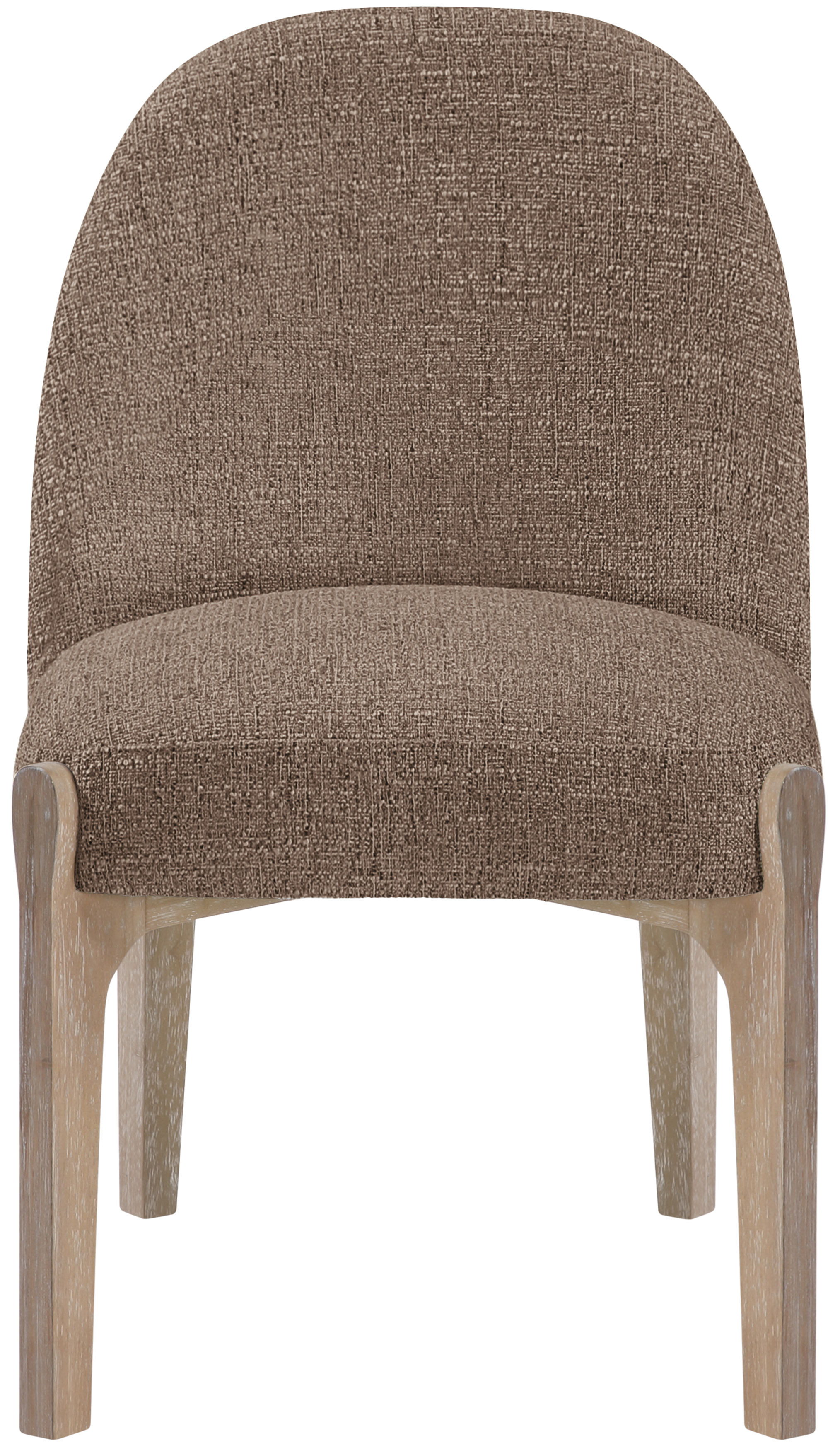 Torino - Fabric Upholstered Dining Chair (Set of 2) - Brown / Natural