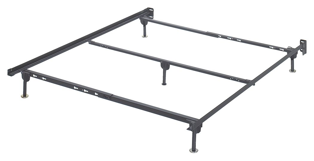 Platform – Queen Bolt on Bed Frame – Metallic