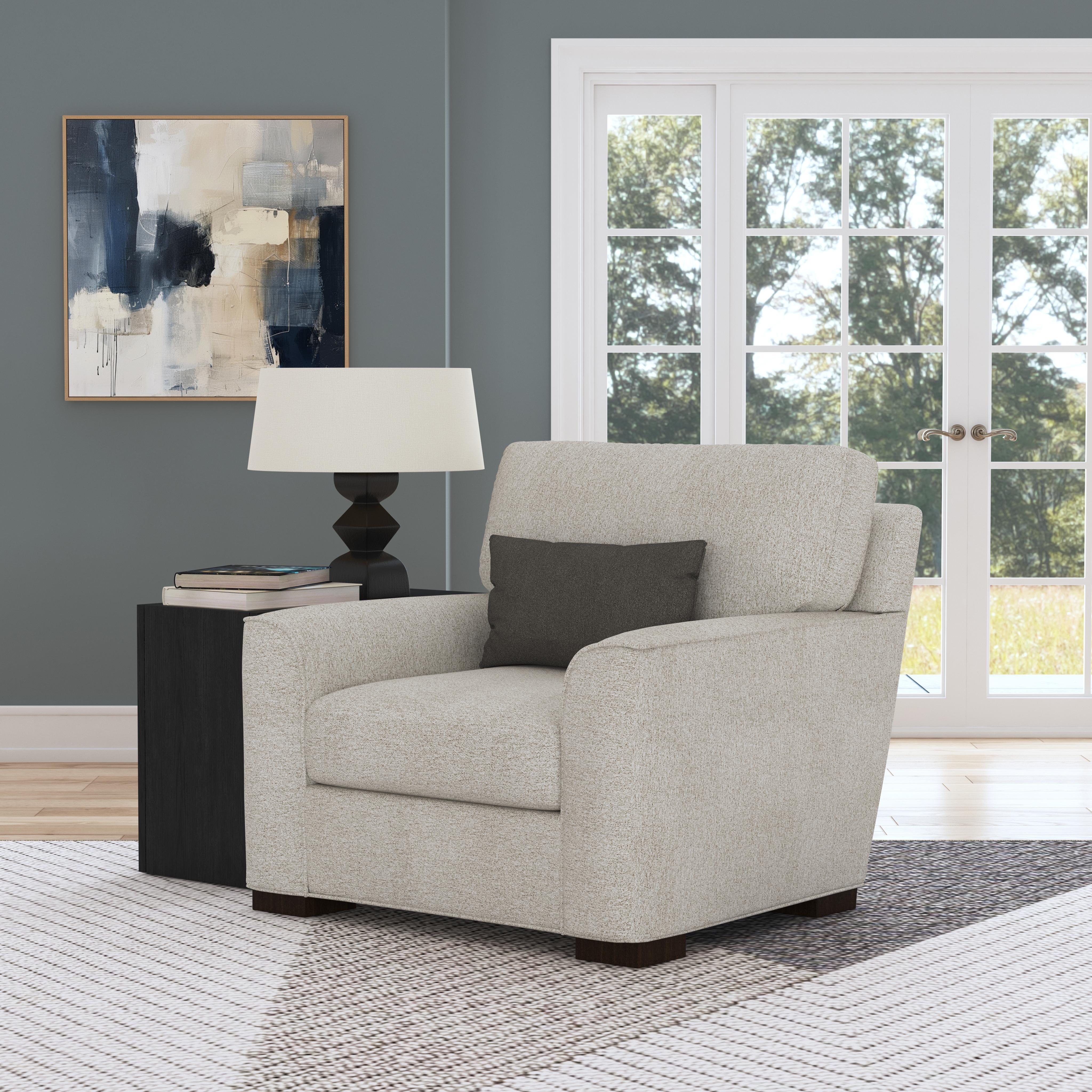 Jasper - Fabric Stationary Chair, beige, view 8