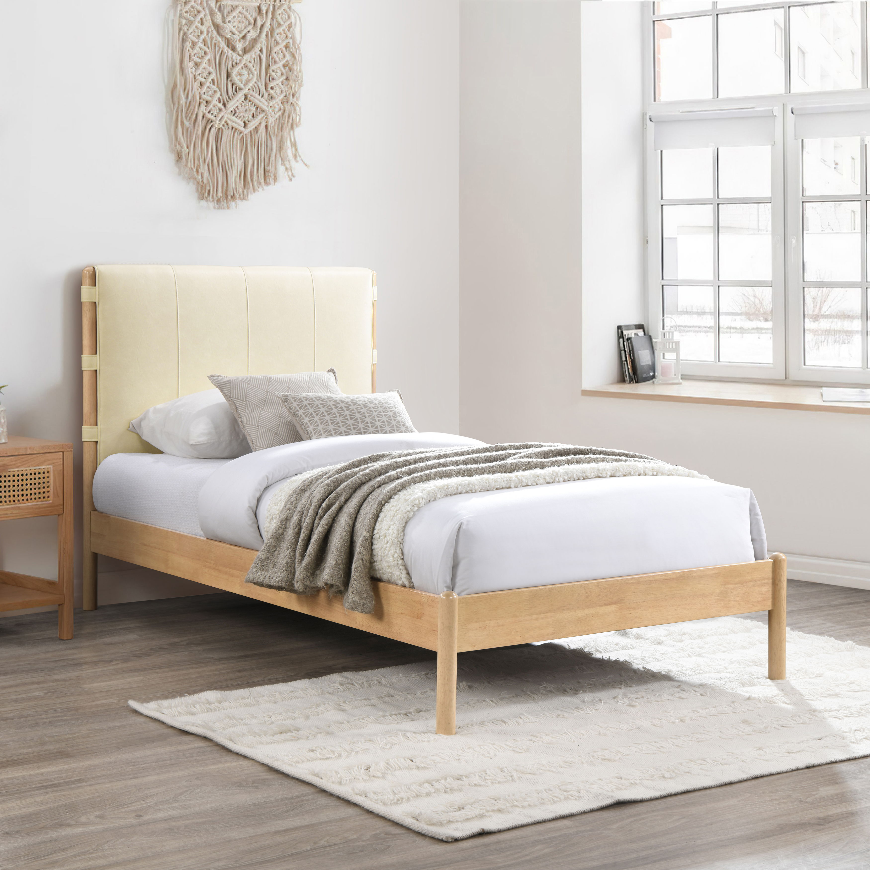 Asher - Twin Bed - Cream