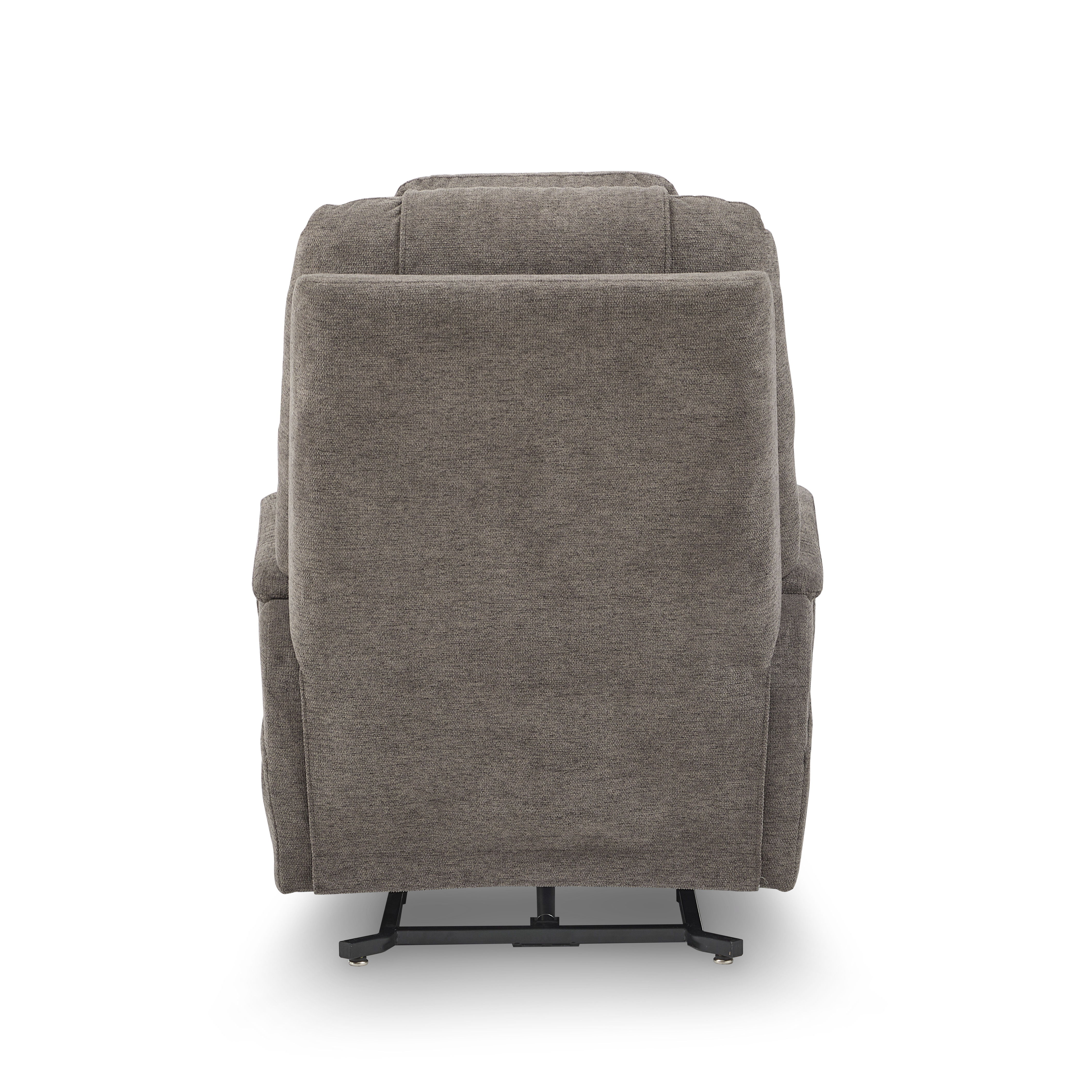 Zecliner Model 3+ - Power Rocking Sleep Recliner With Power Headrest, Lumbar, Heat & Massage - Dark Gray, dark gray, view 5