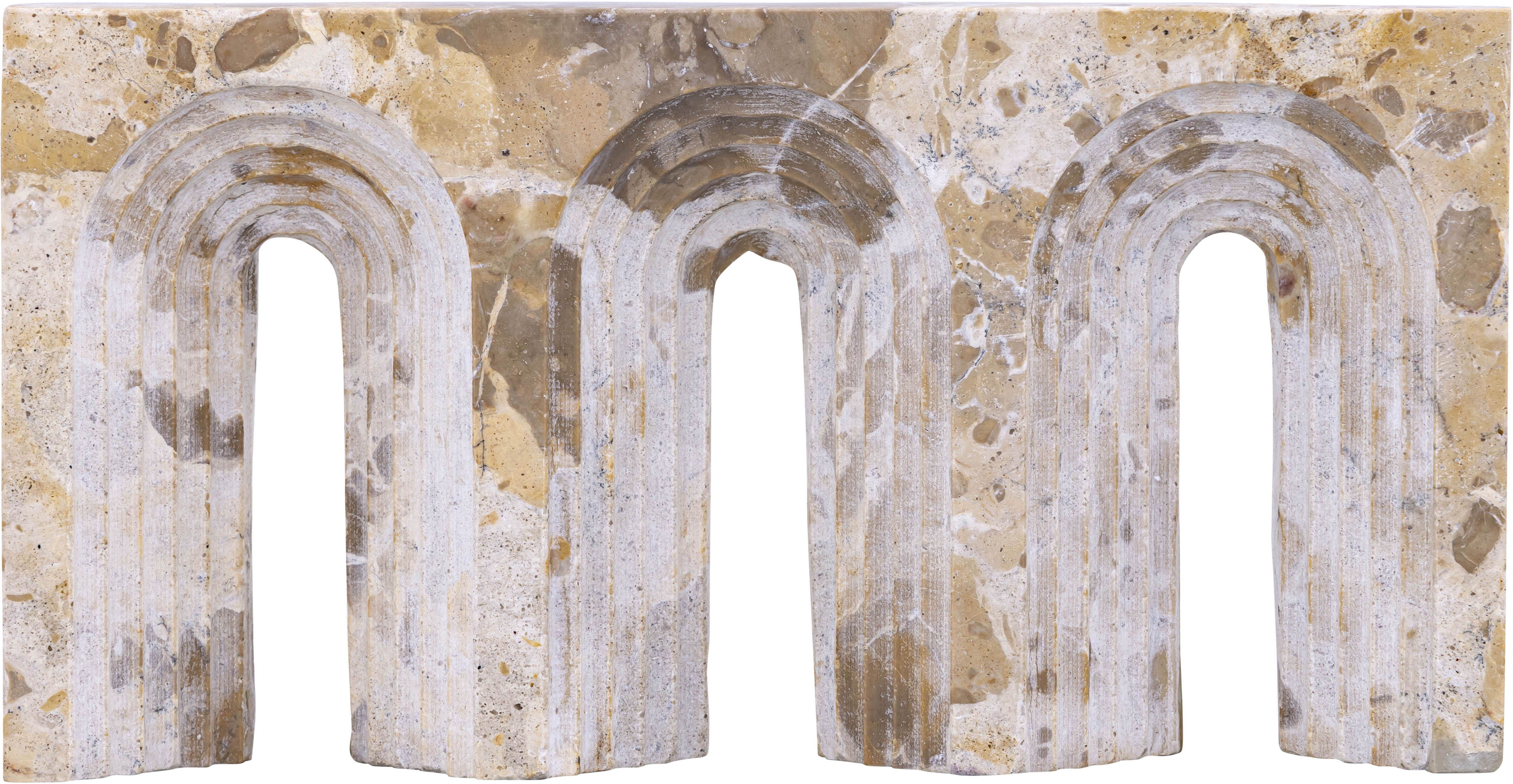 Curva - Marble Decorative Object - Beige