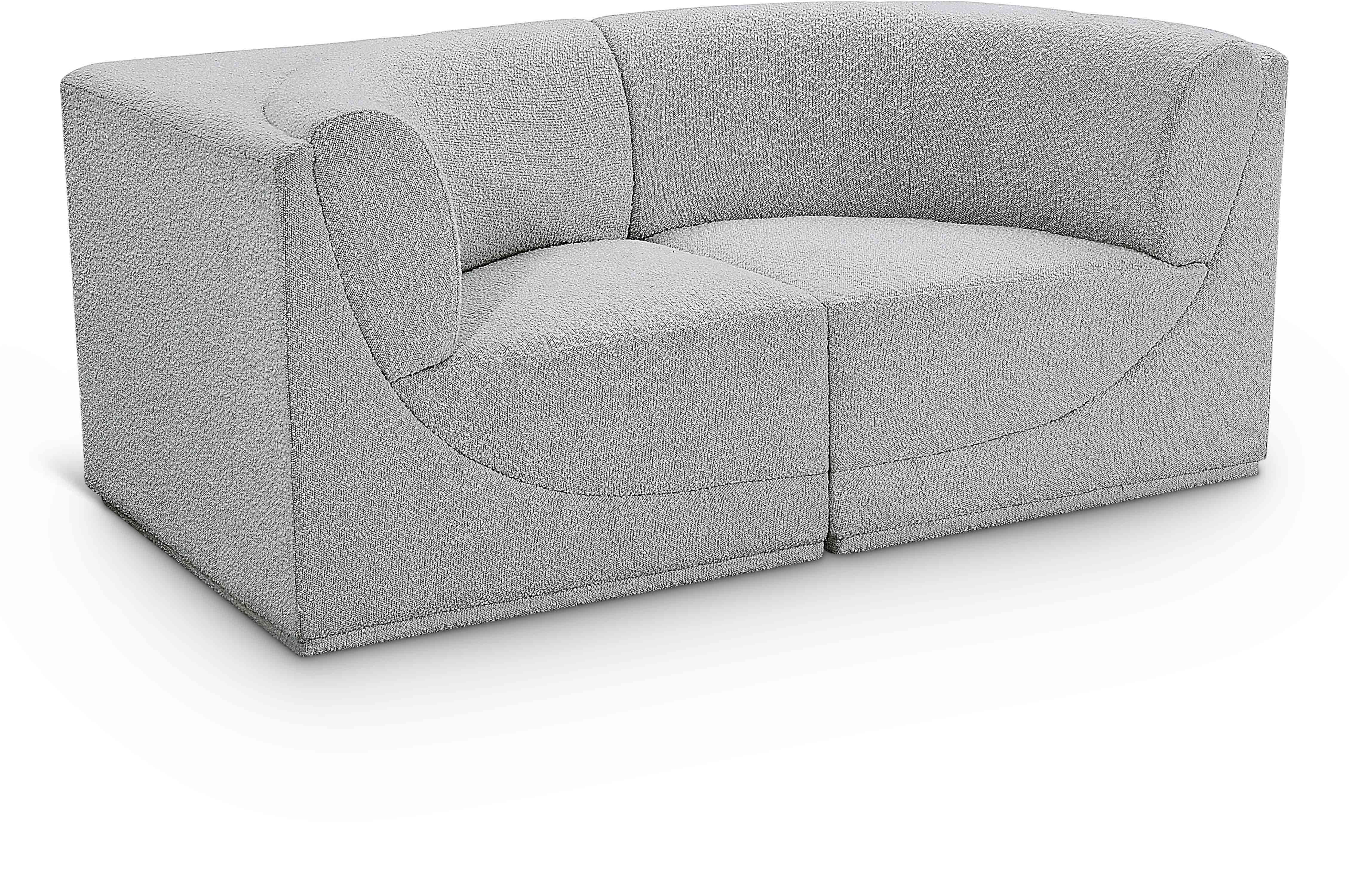 Ollie - 2 Seat Modular Sofa - Gray
