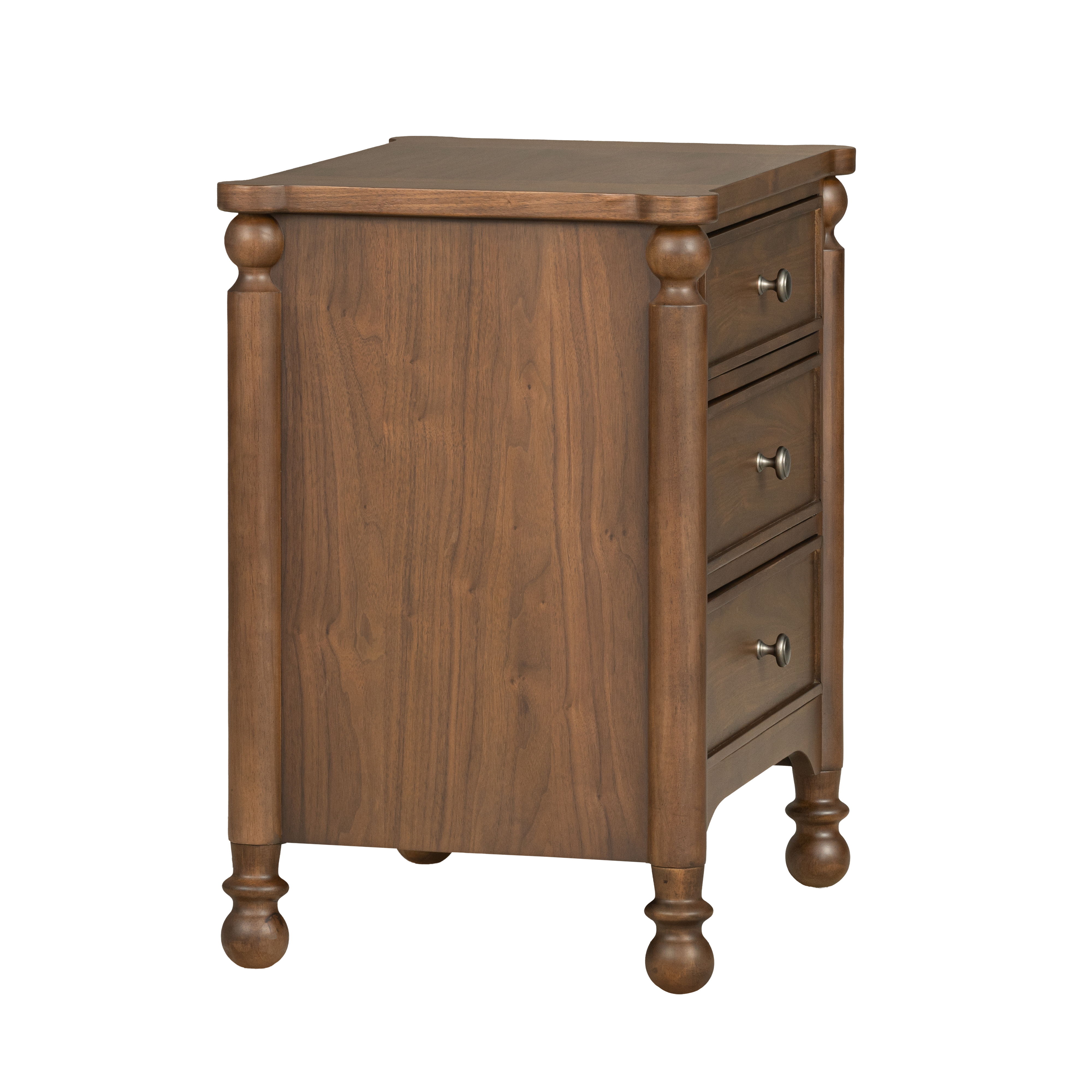 Azalea - Nightstand - Walnut, dark brown, view 3