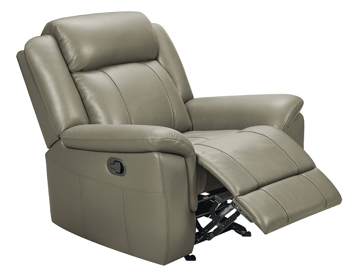 9015 - Chair With Manual Recliner - Gray