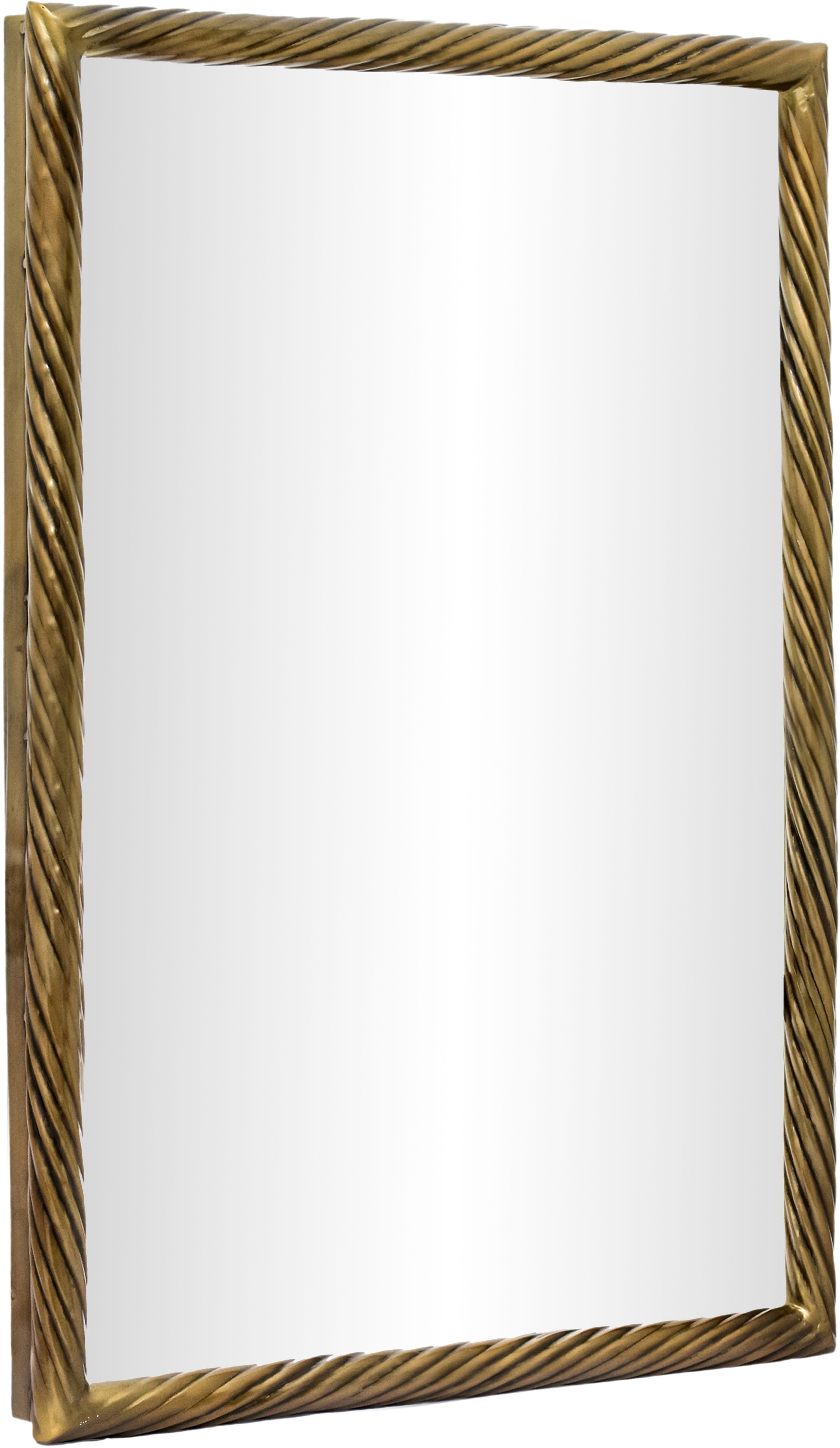Avara - 20" x 31" Iron Mirror - Gold