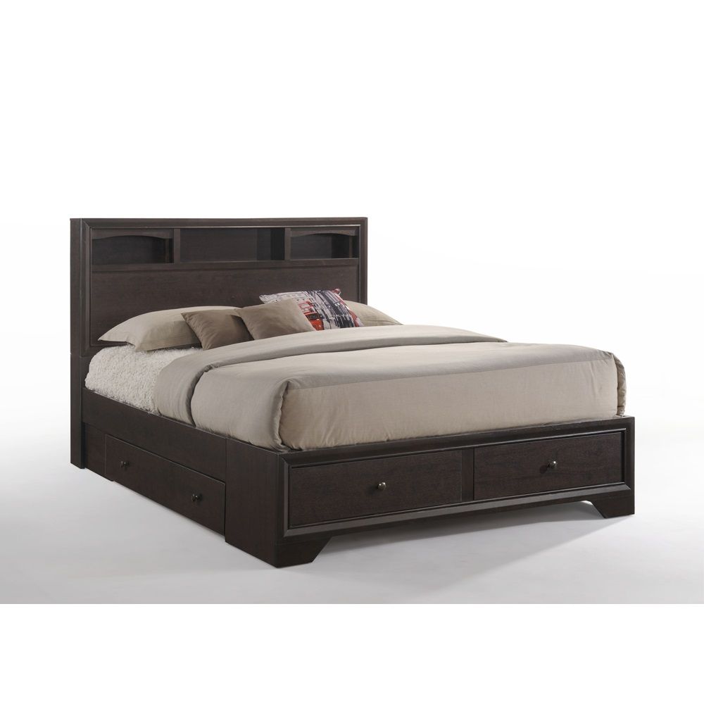 Madison II - Queen Bed - Espresso, dark brown, view 2