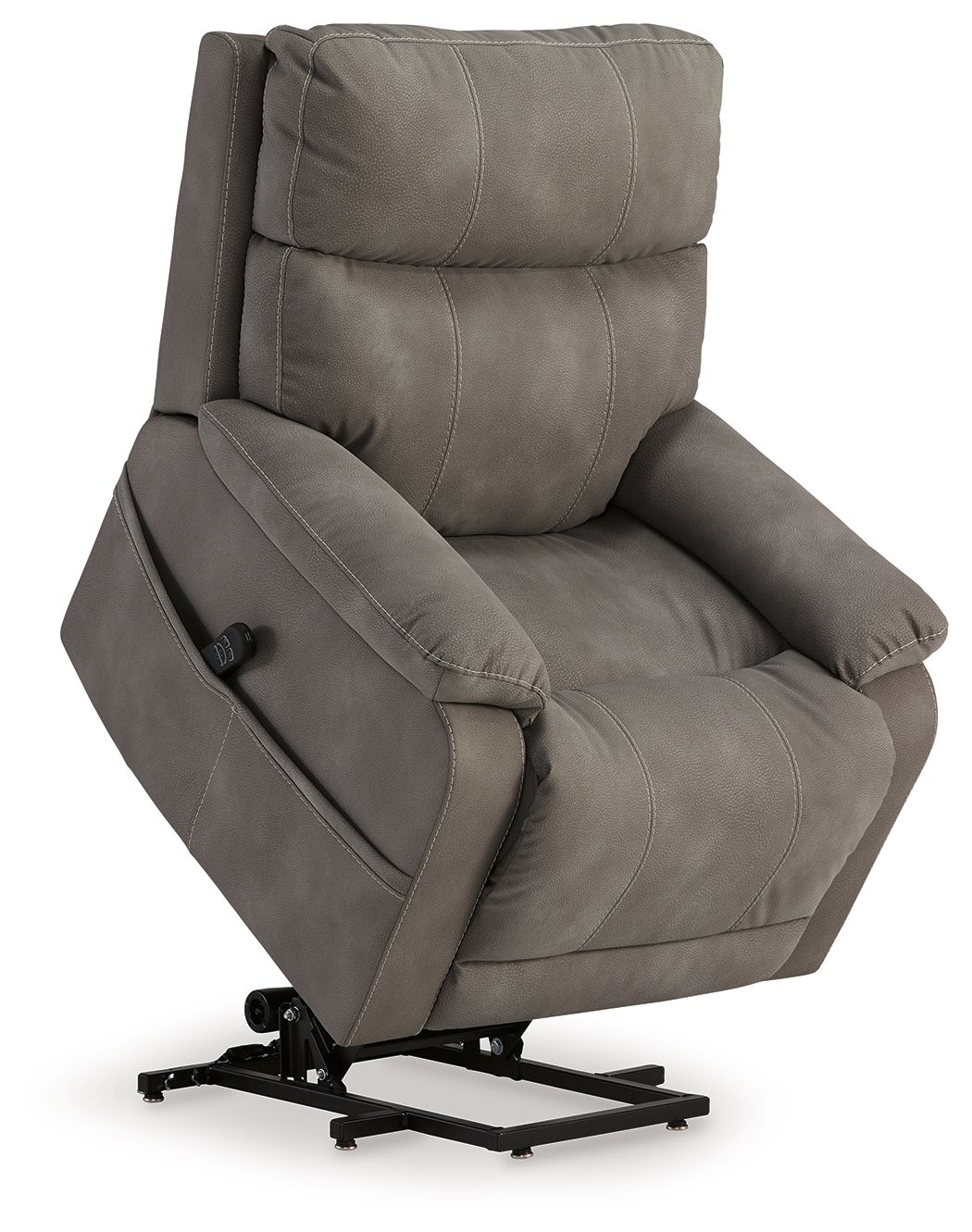 Ashley Furniture Next-Gen Durapella - Power Lift Recliner - Slate - Image 5