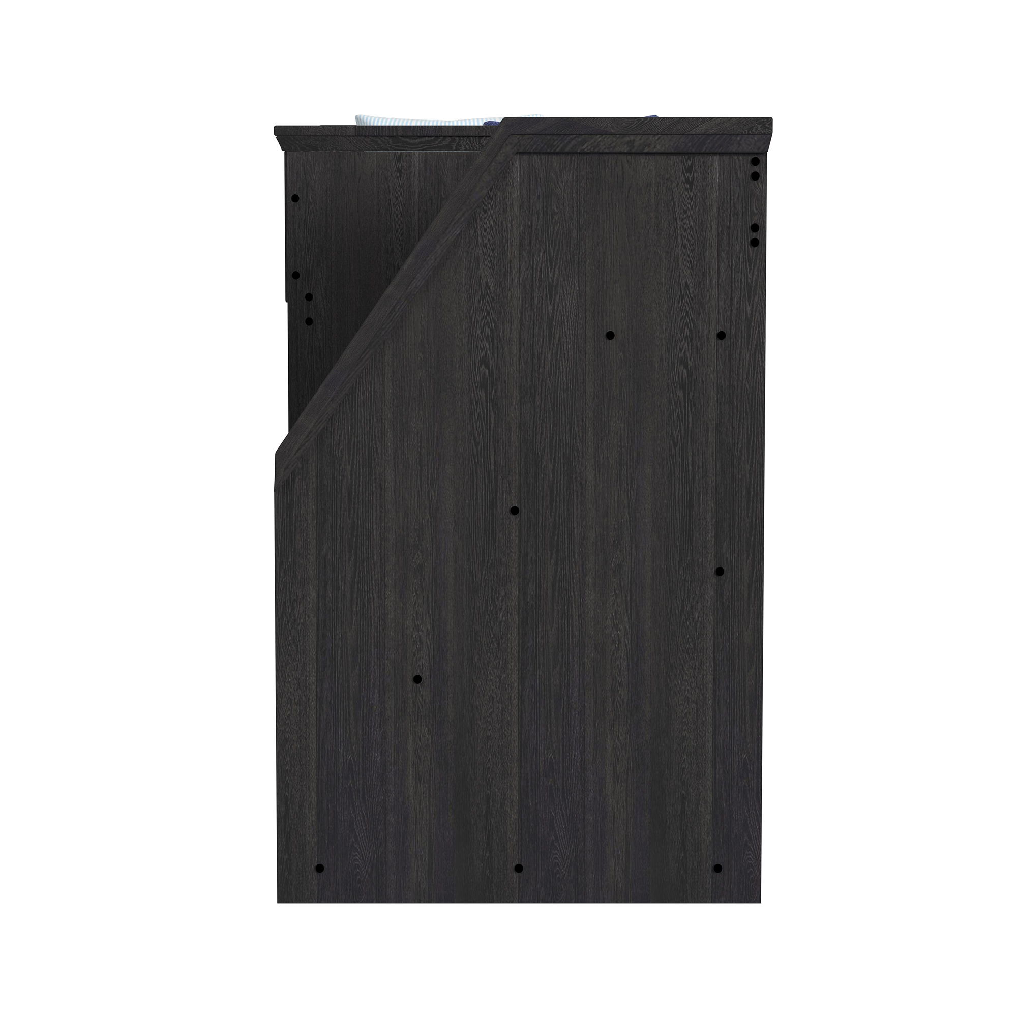 Hampton Kids - Twin Over Twin Bunk With Staircase And Trundle - Charcoal