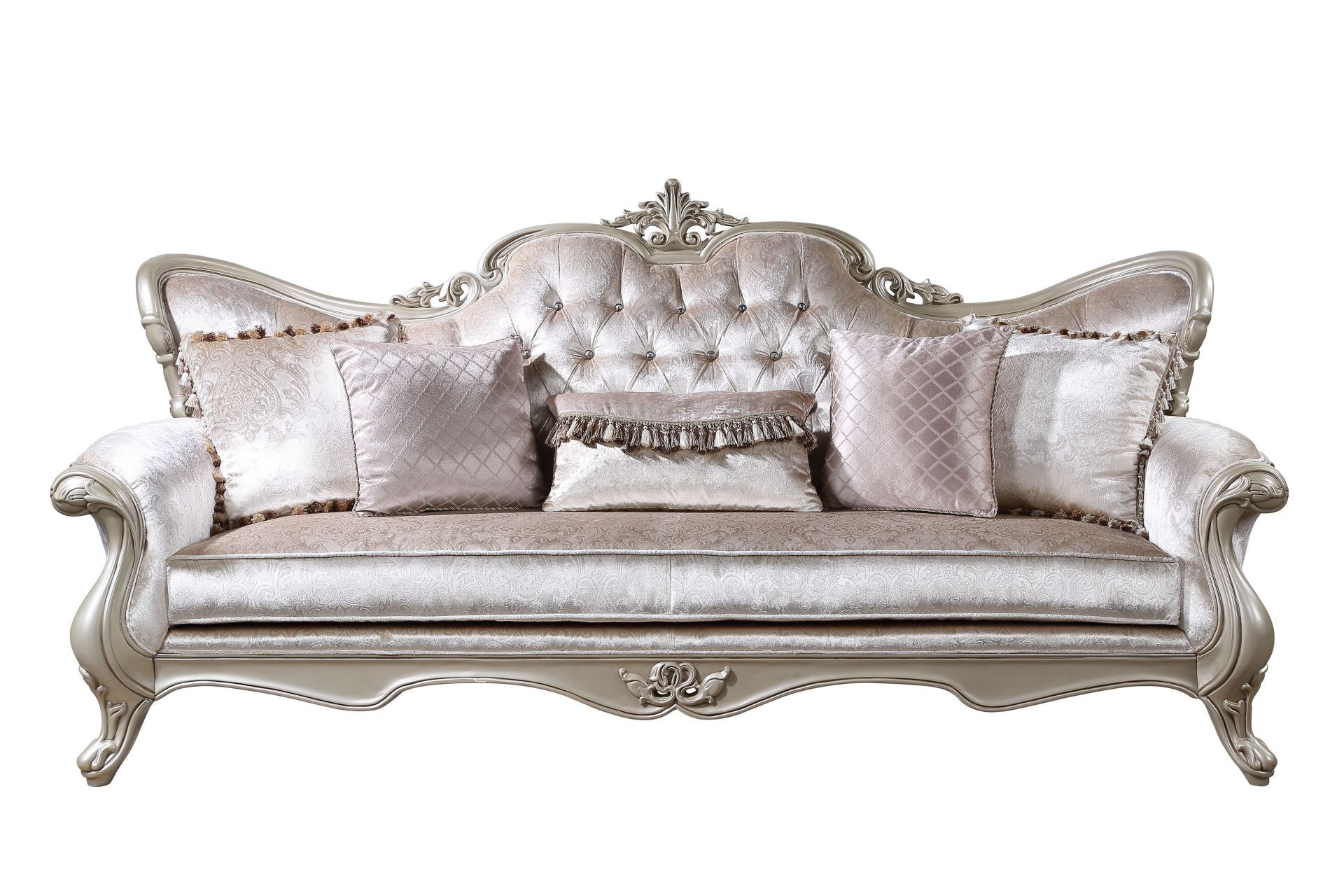 Monique - Sofa - Pearl Silver