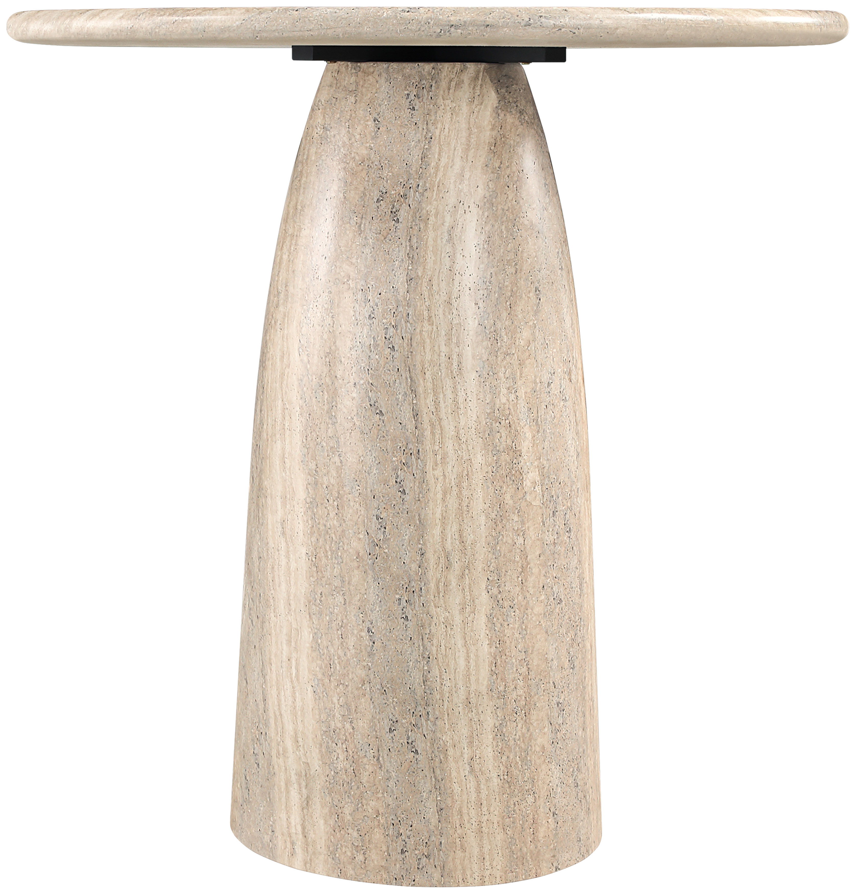 Cosenza - 42" Concrete Indoor/Outdoor Bar Table - Travertine