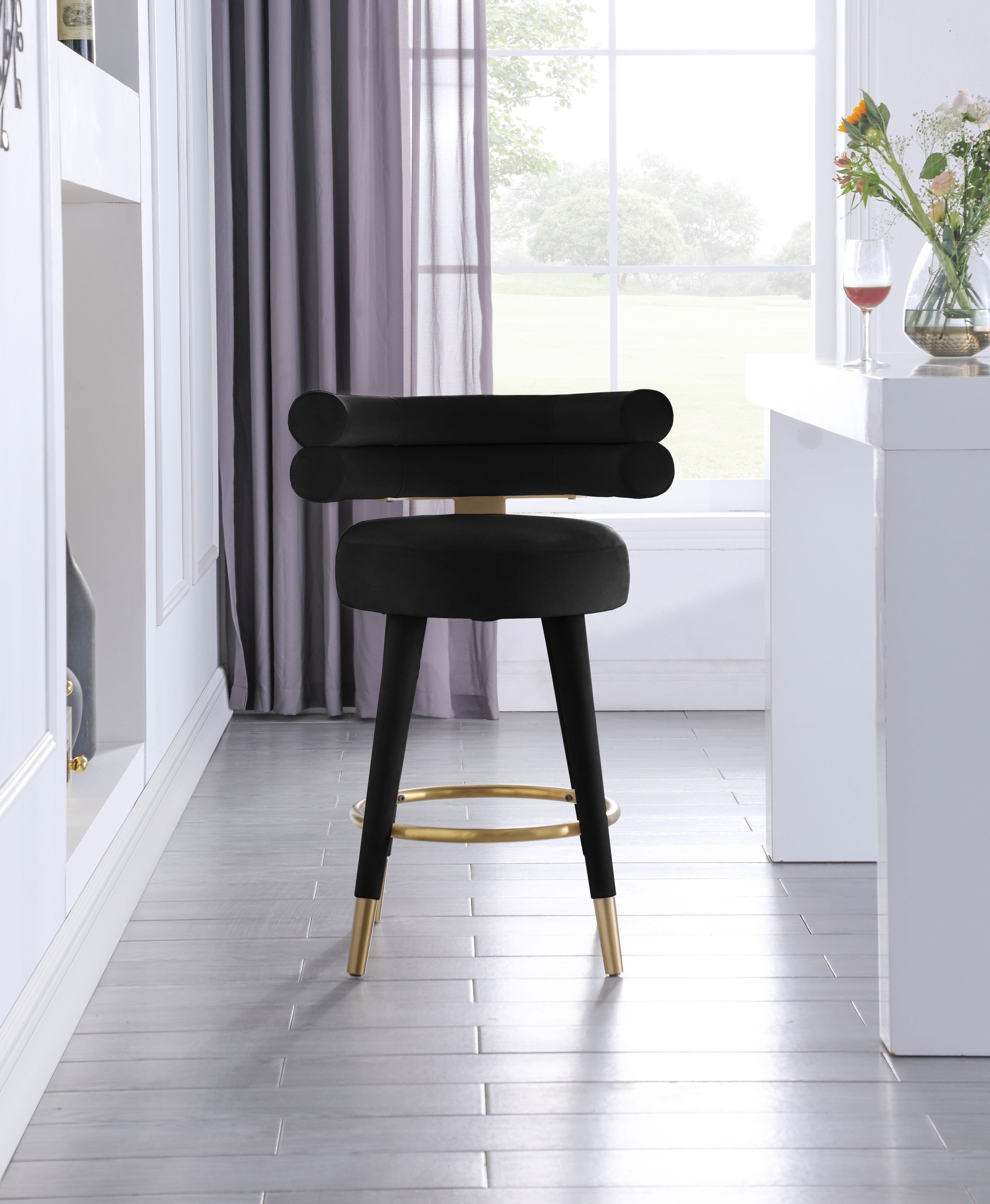 Fitzroy - Counter Stool (Set of 2) - Black
