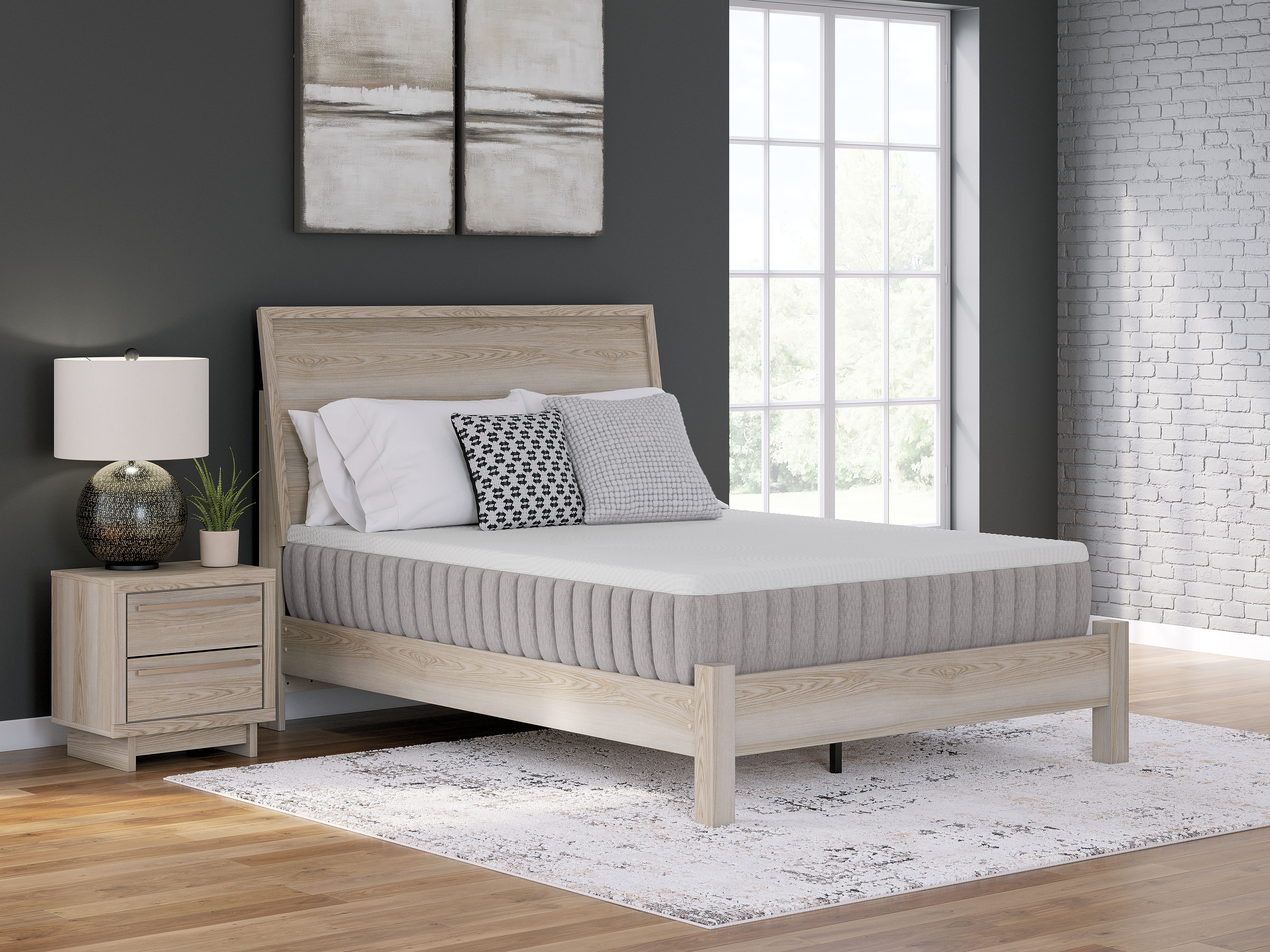 Ashley Furniture Terra Sleep Medium - King Mattress - White - Image 2