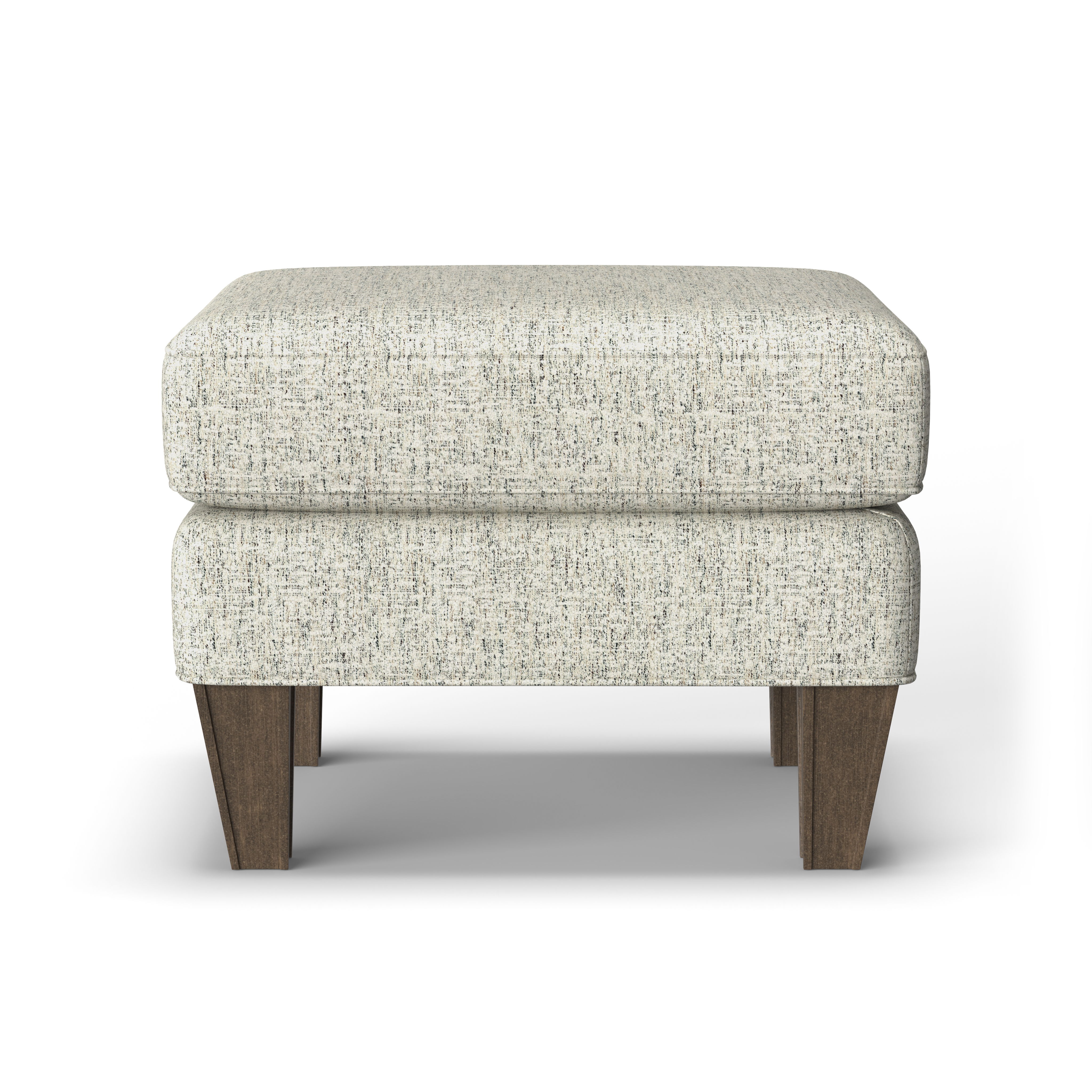 Bradstreet - Fabric Ottoman, dark gray, view 6