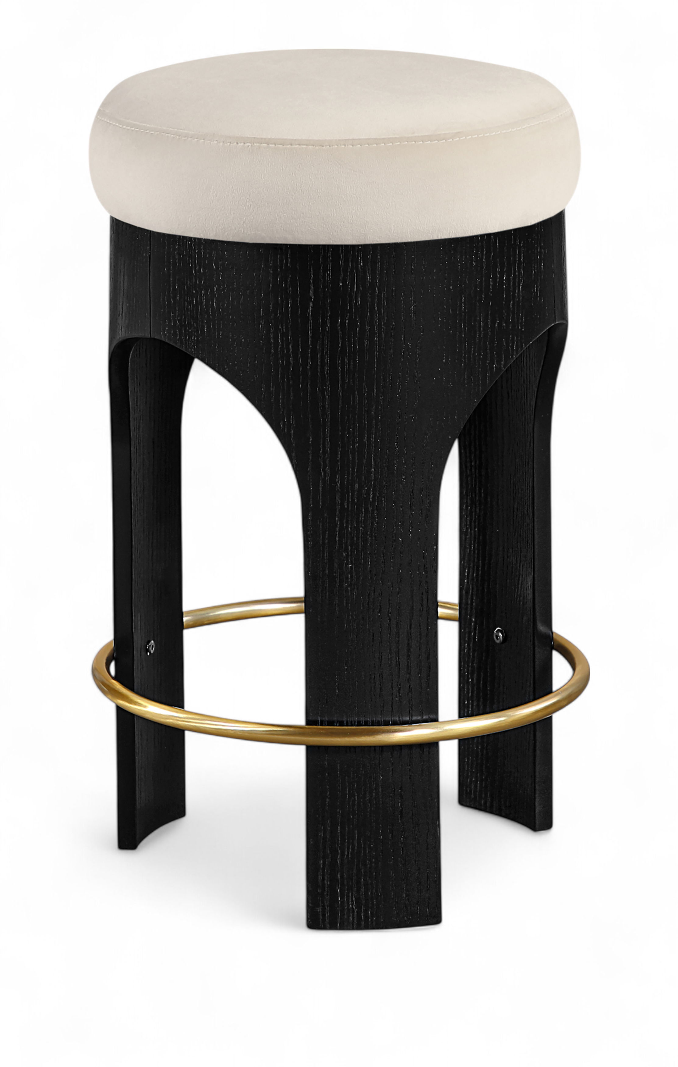 Bocceli - Upholstered Counter Stool - Cream