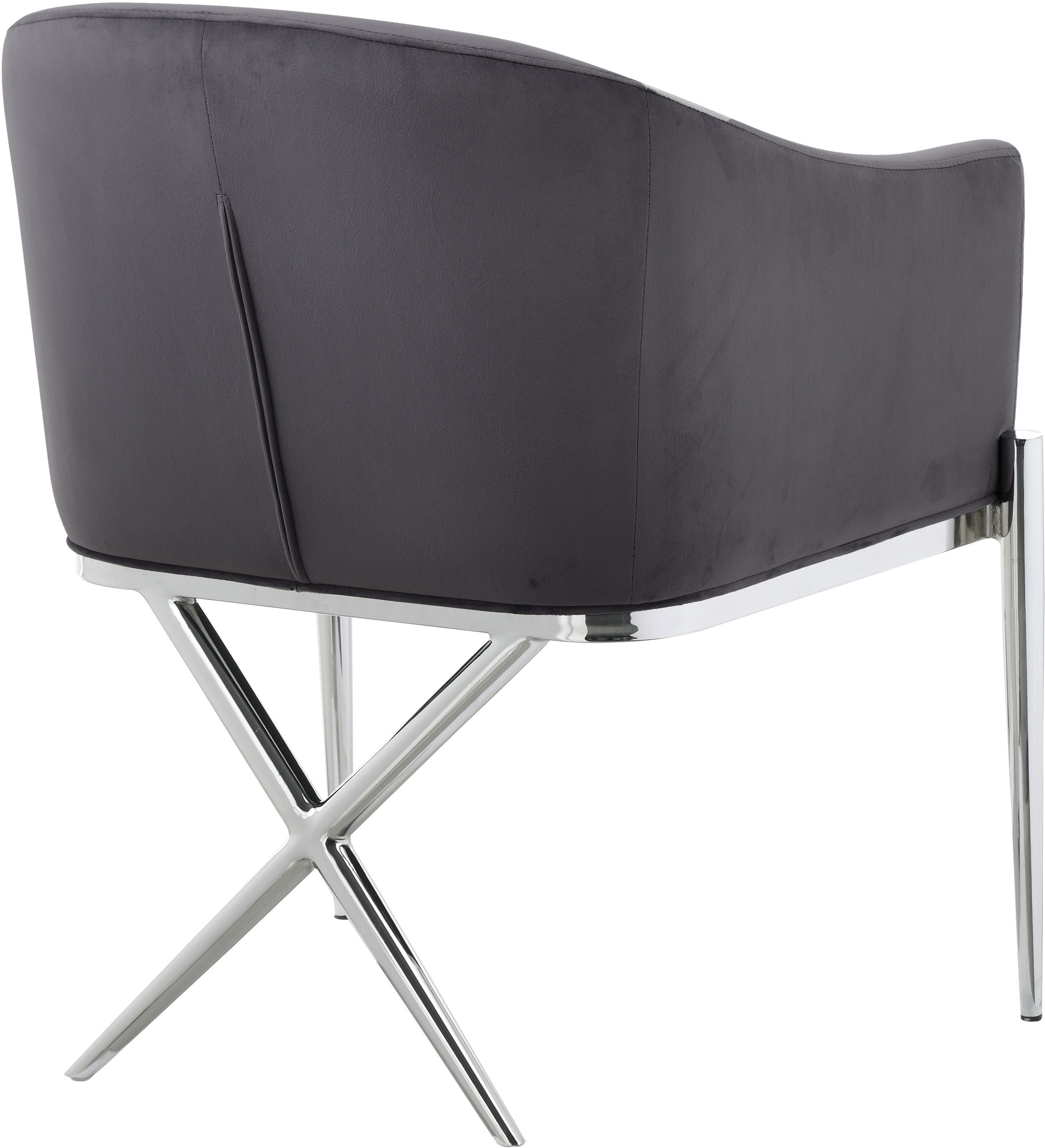 Xavier - Fabric Dining Chair - Gray