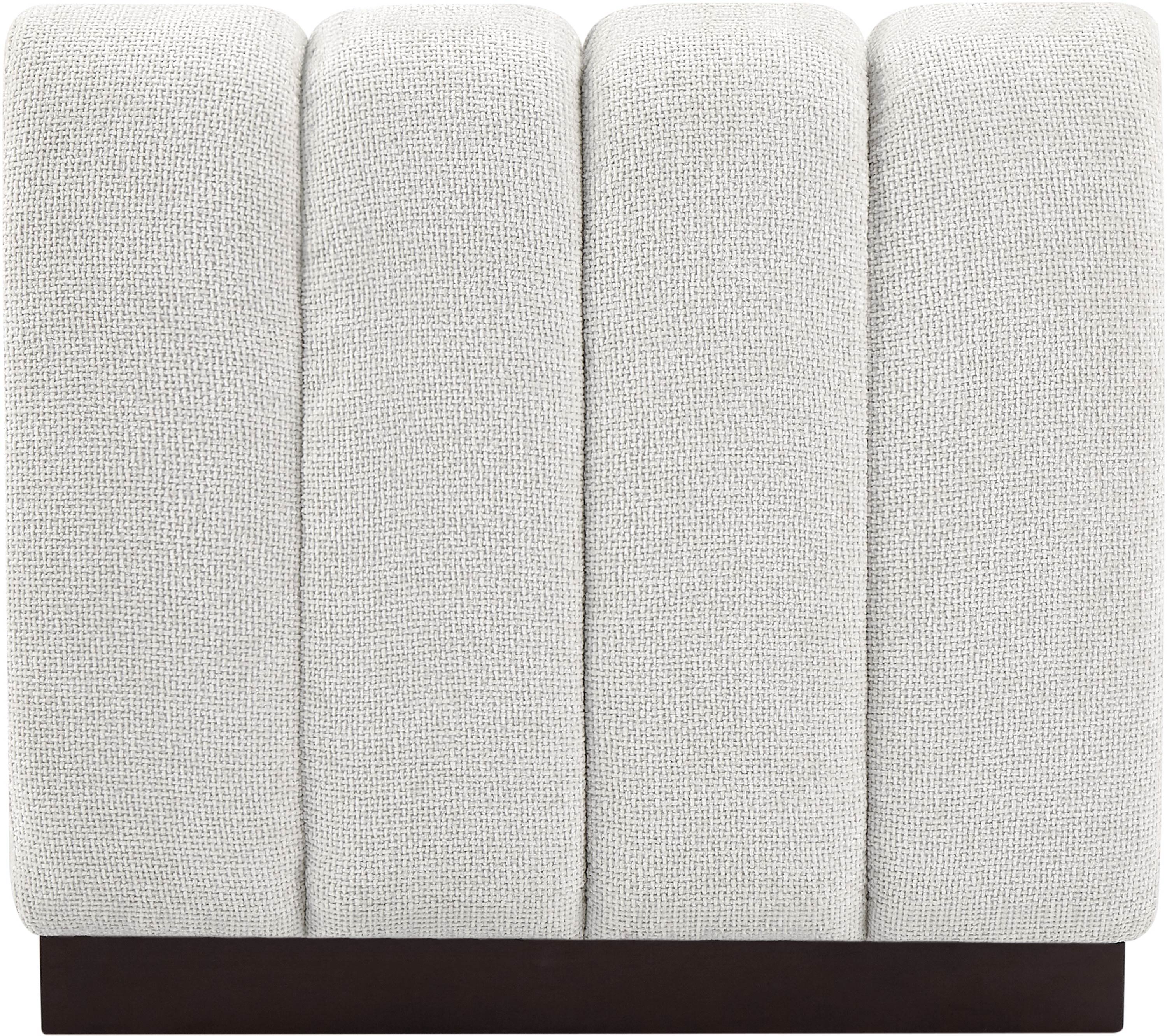 Quinn - Armless Chair - Cream
