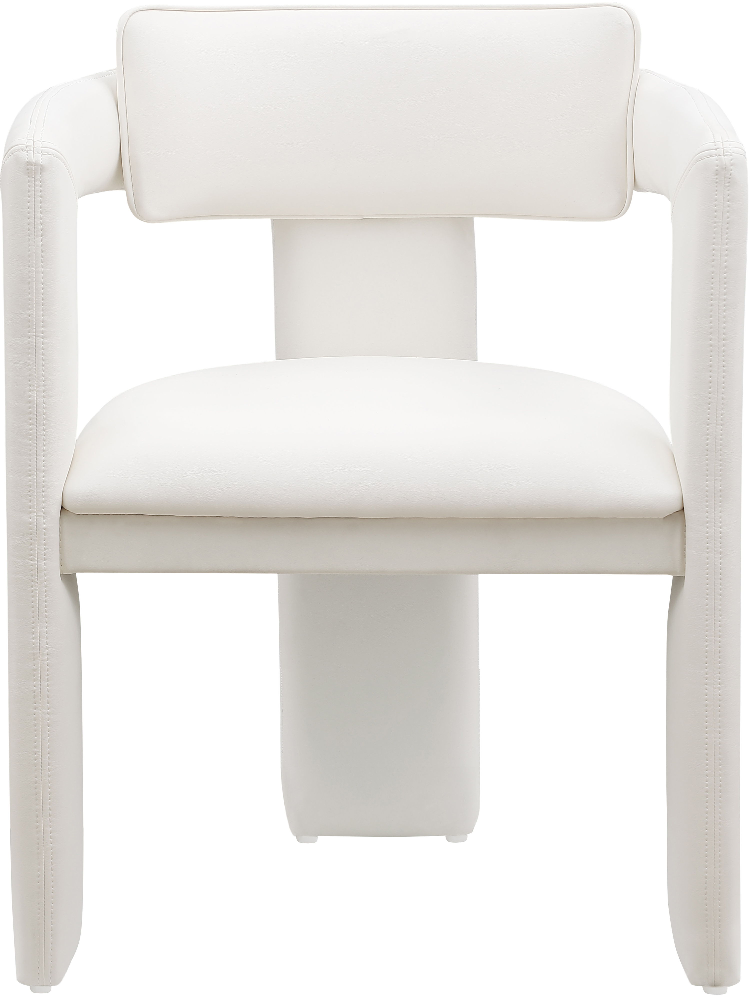 Brenda - Faux Leather Dining Chair (Set of 2) - Cream