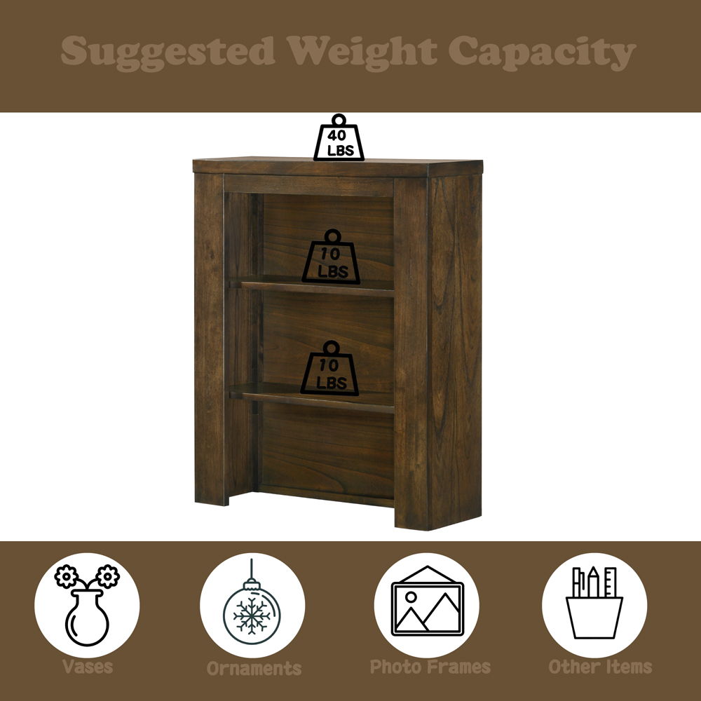 Merrilee II - Side Pier - Oak, dark brown, view 3