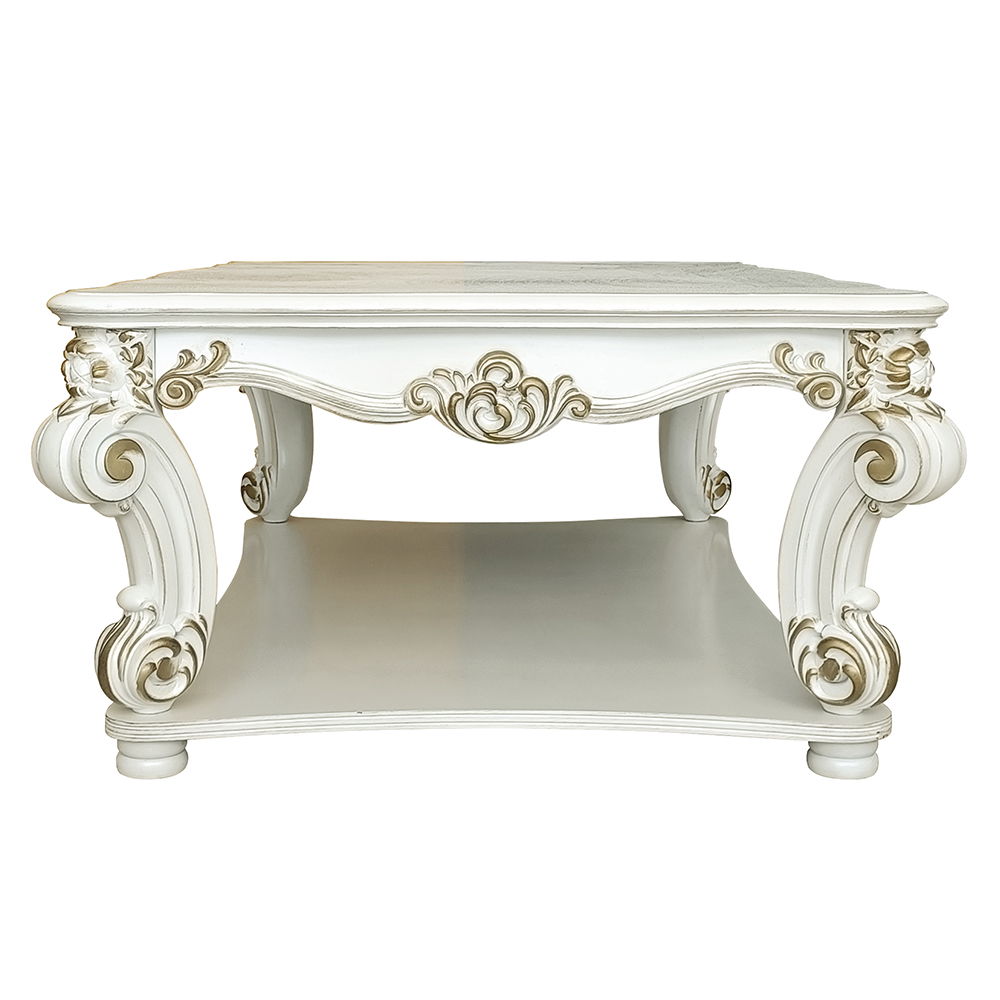 Vendome - Coffee Table - Antique Pearl, white, view 3