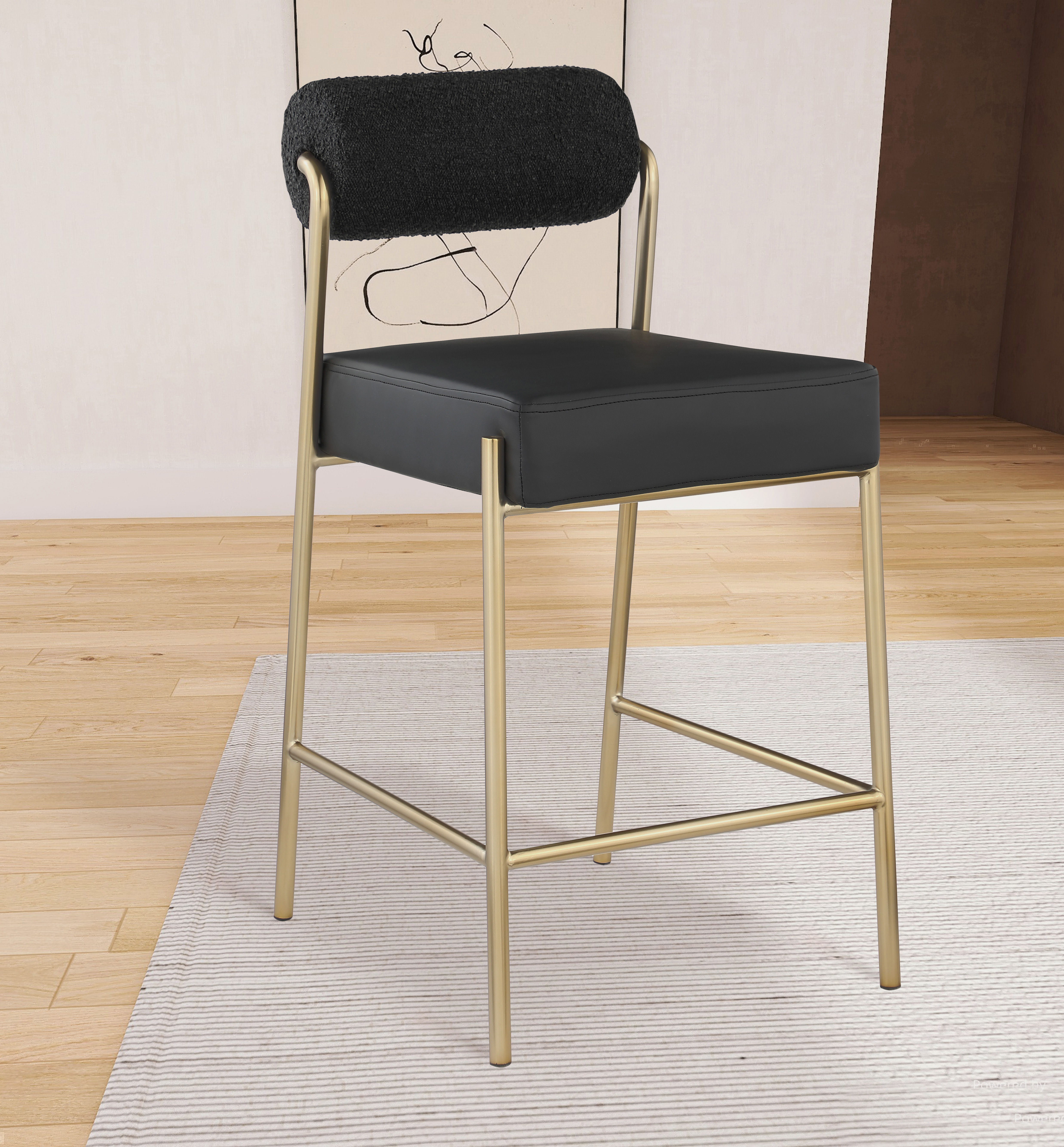 Carly - Counter Stool - Black