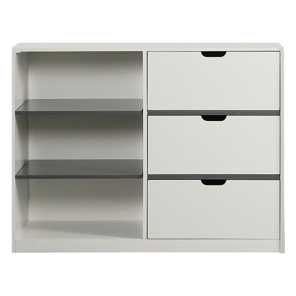 Ratana - Cabinet - Gray & White, white, view 2