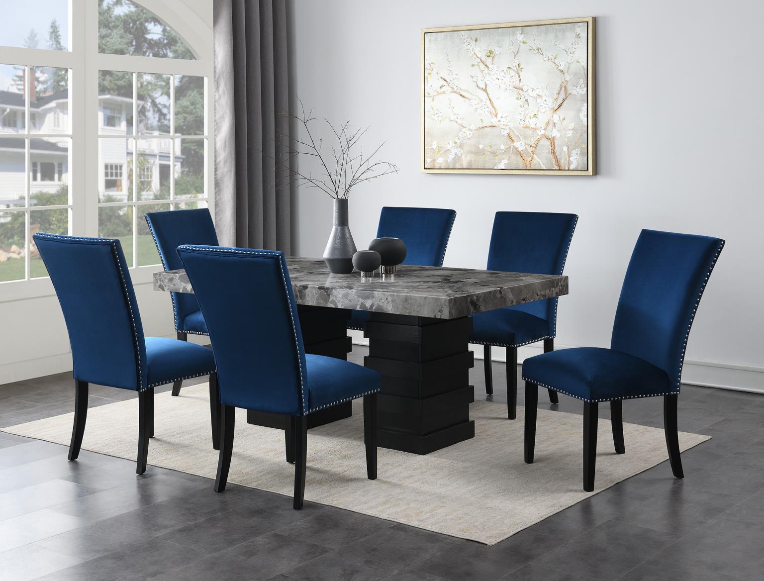 7 Pc · Table, 6 Chairs