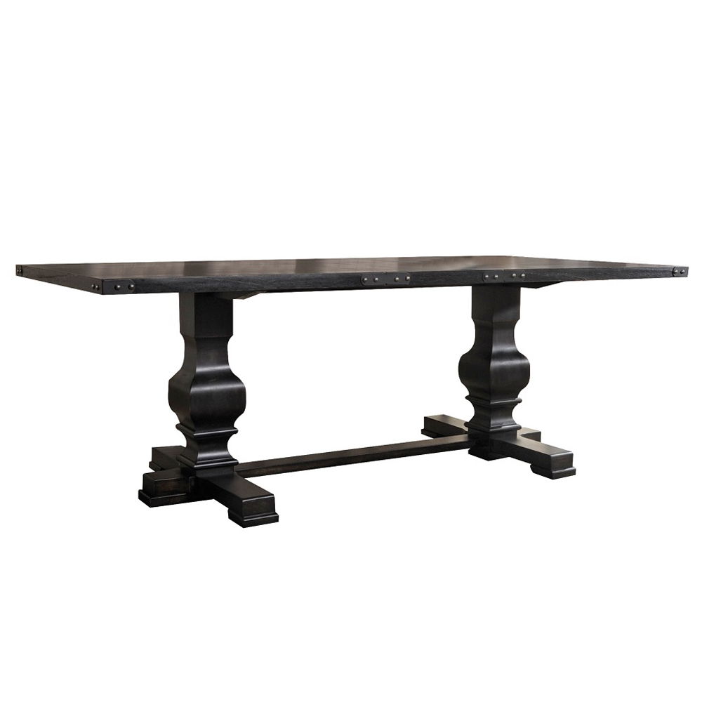 Morland - Dining Table - Vintage Black, black