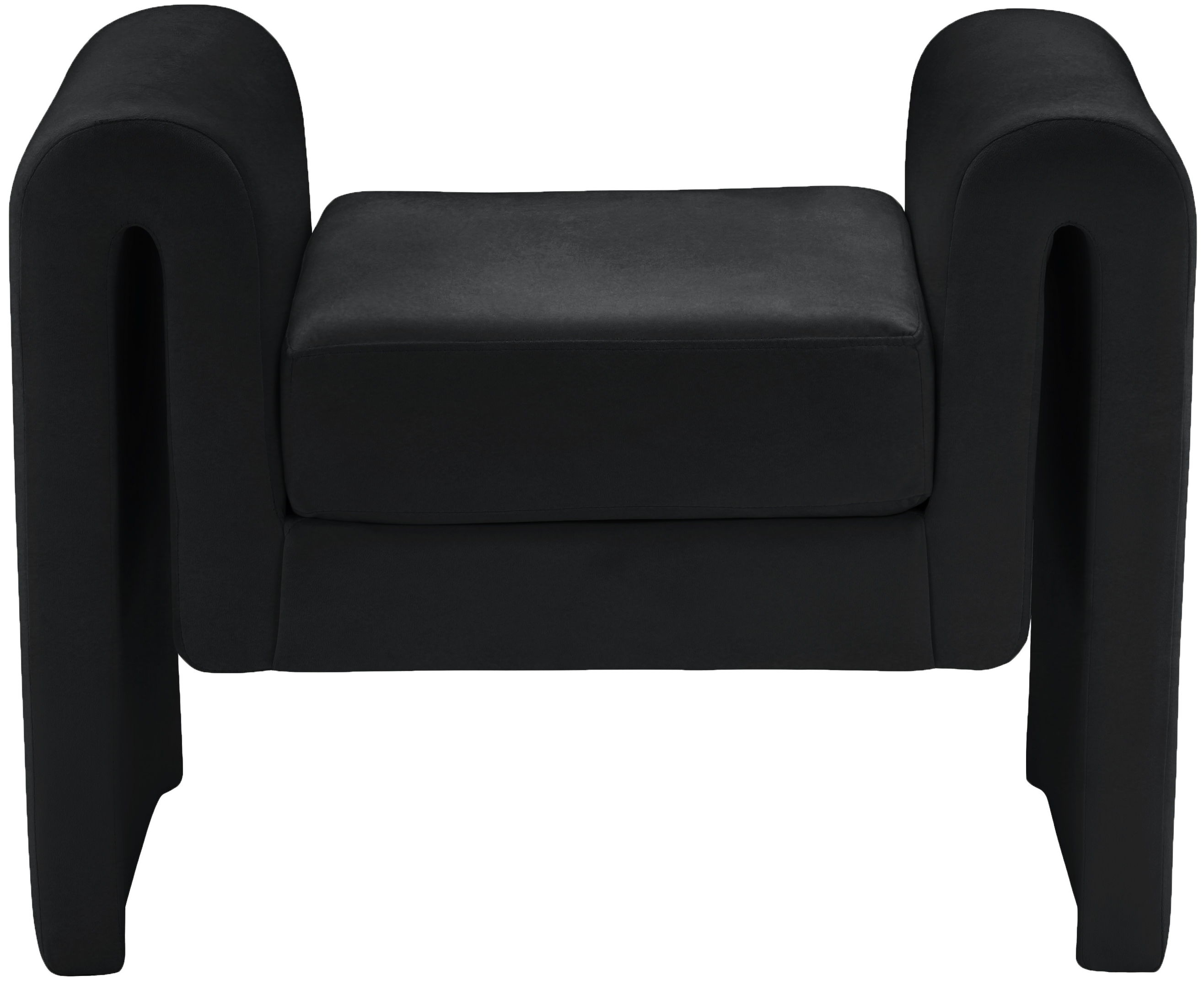 Sloan - Fabric Bench - Black
