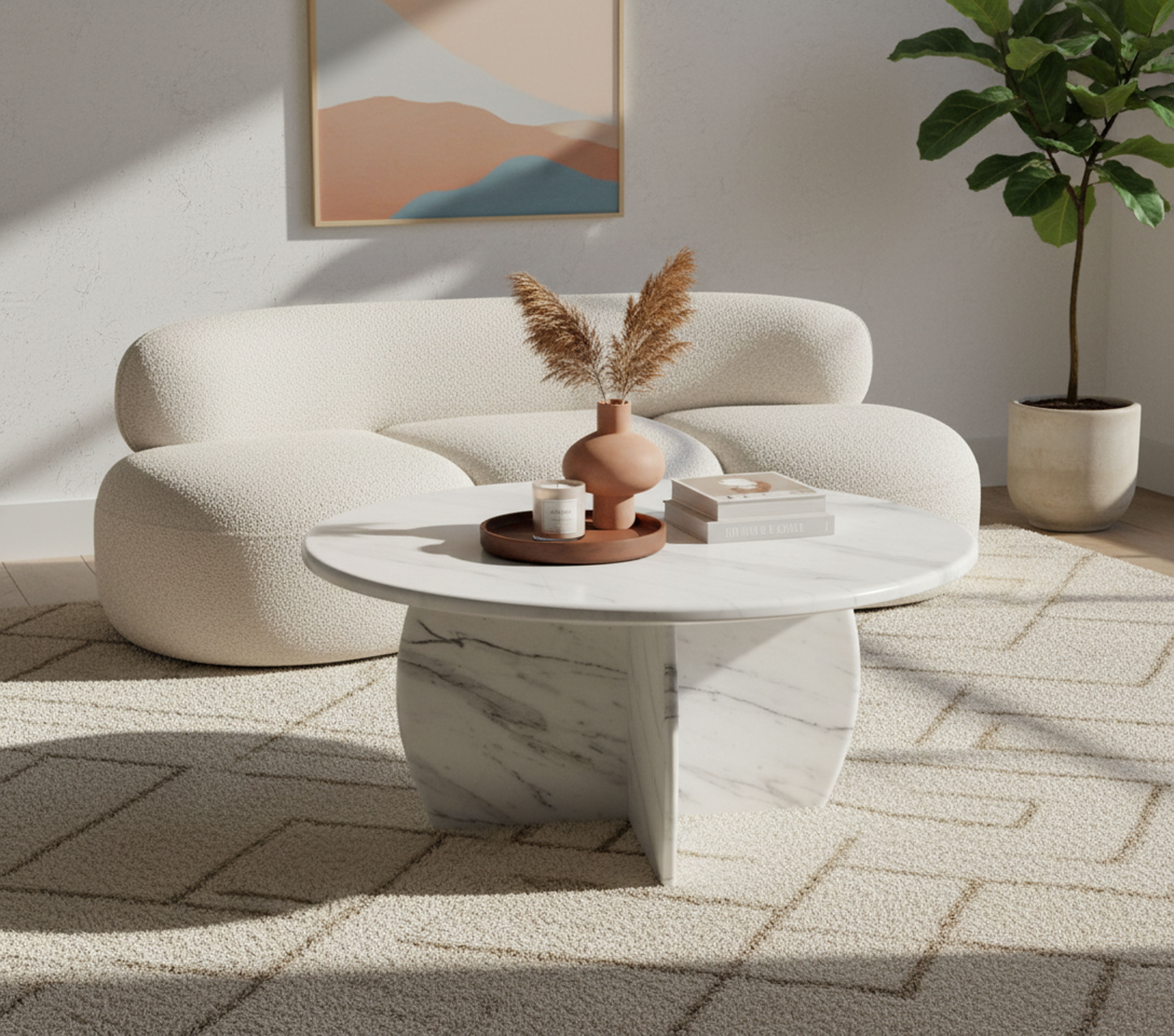 Formentera - Coffee Table - White